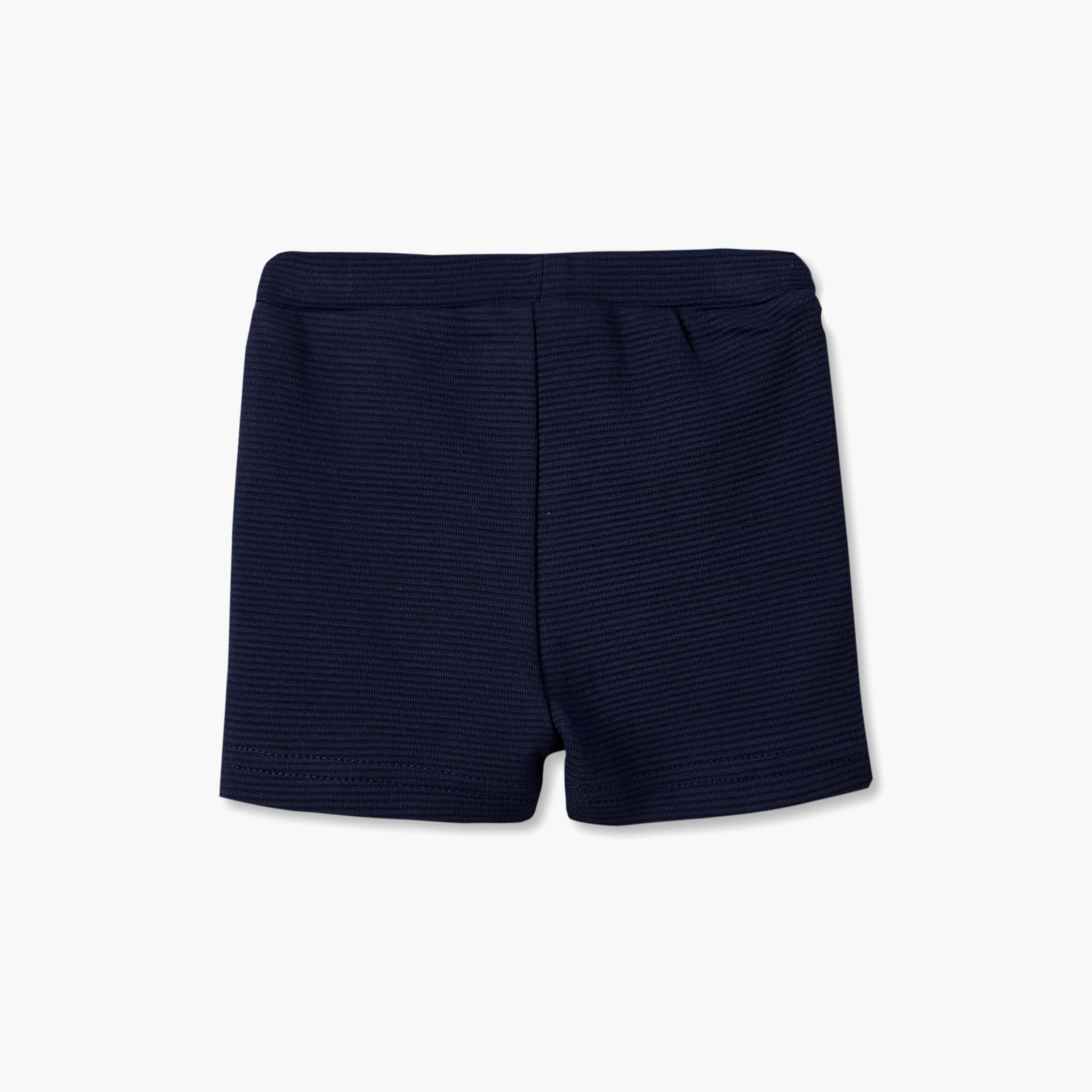 طقم تيشيرت بياقة ضيقة وأكمام قصيرة مع شورت برباط مطاطي من جونيورز-baby-boys-clothing-setsandcoords-image-5