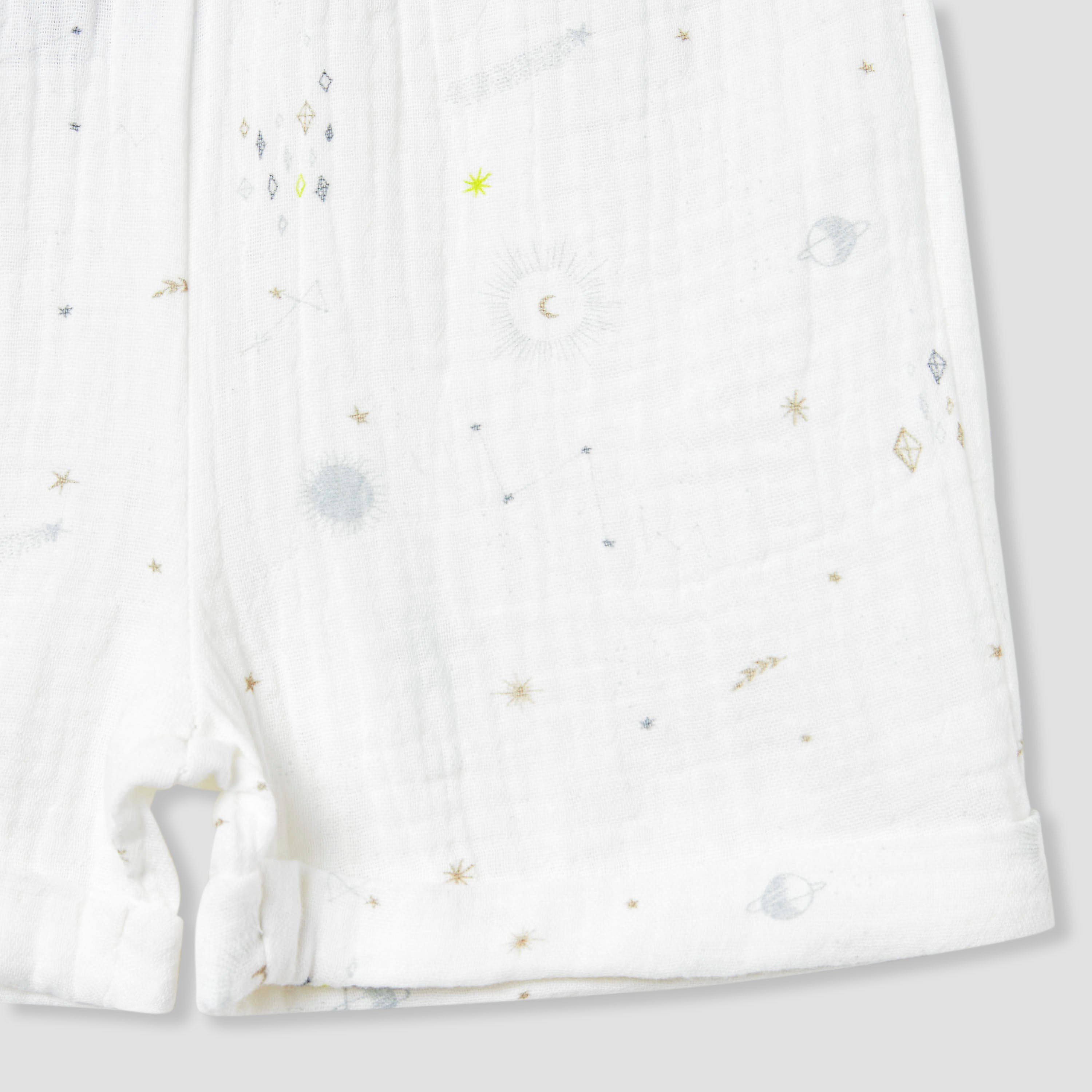 Juniors Boys Shirt and Shirts Set with Print - Cotton - Short Sleeves - Collar-baby-boys-clothing-setsandcoords-image-7