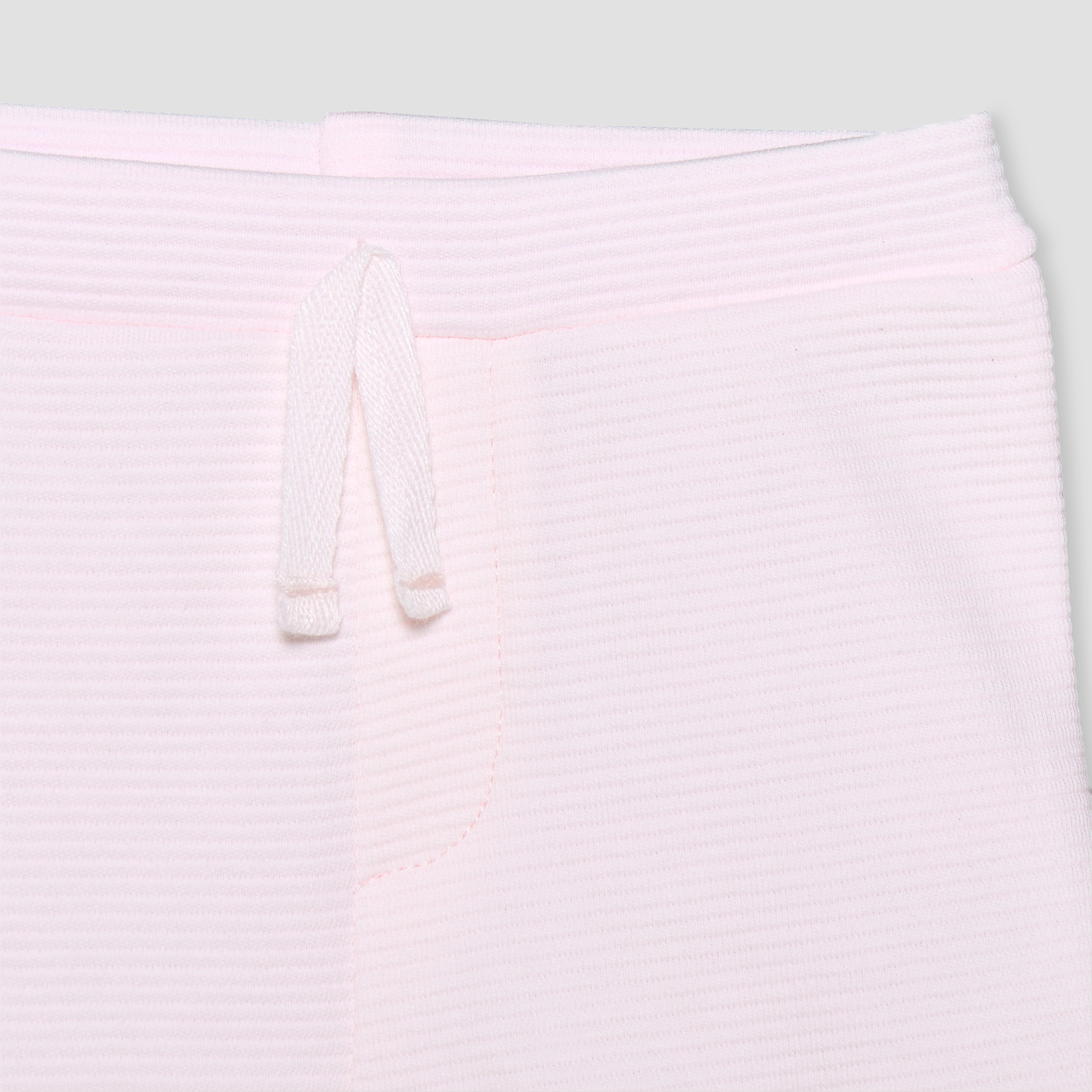 طقم شورت بخصر مطاطي ورباط وتيشيرت برقبة ضيقة وأكمام قصيرة من جونيورز-baby-girls-clothing-setsandcoords-image-9