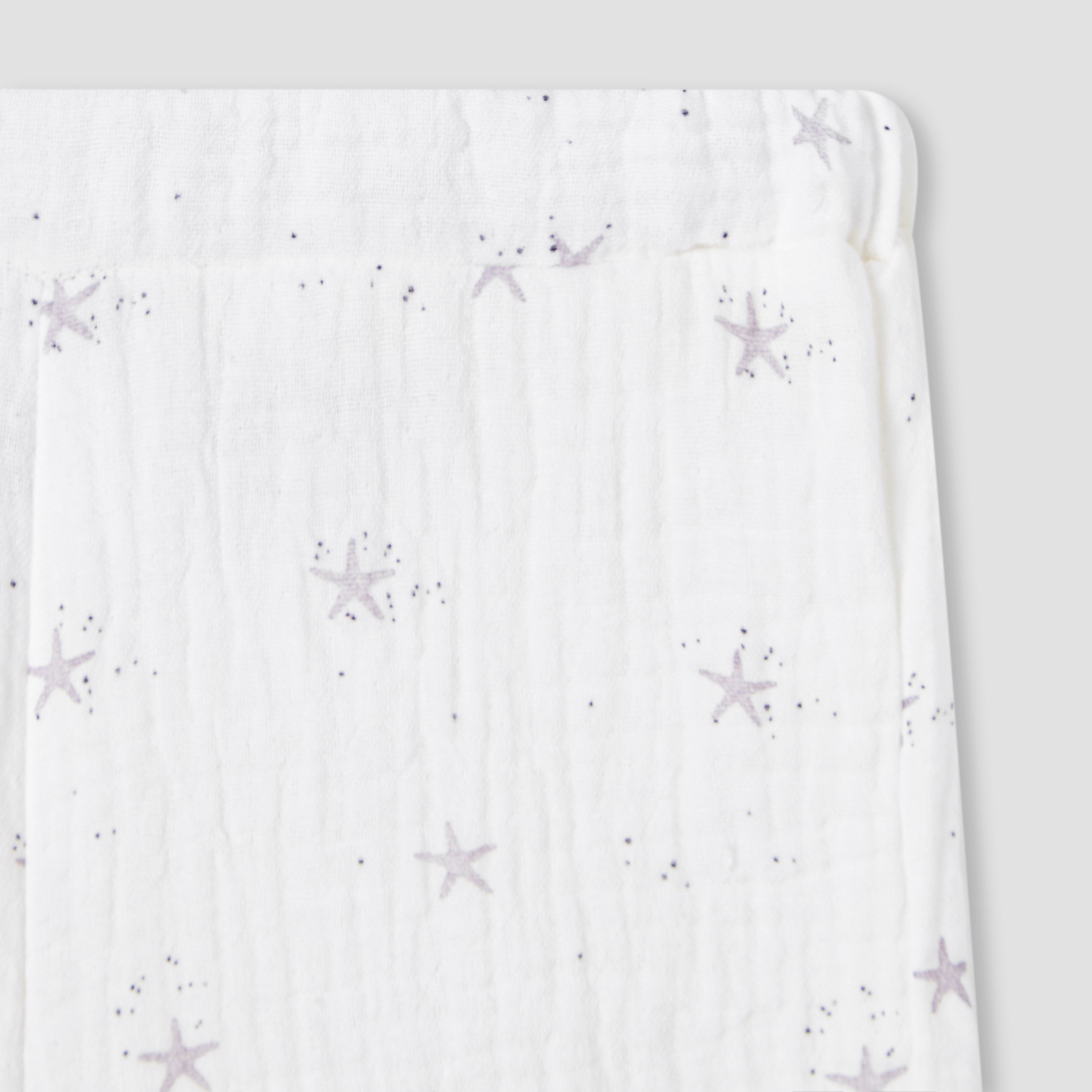 Juniors Girls Shirt and Shorts Set with Starfish Print - Muslin Cotton - Short Sleeves - Collar-baby-girls-clothing-setsandcoords-image-7