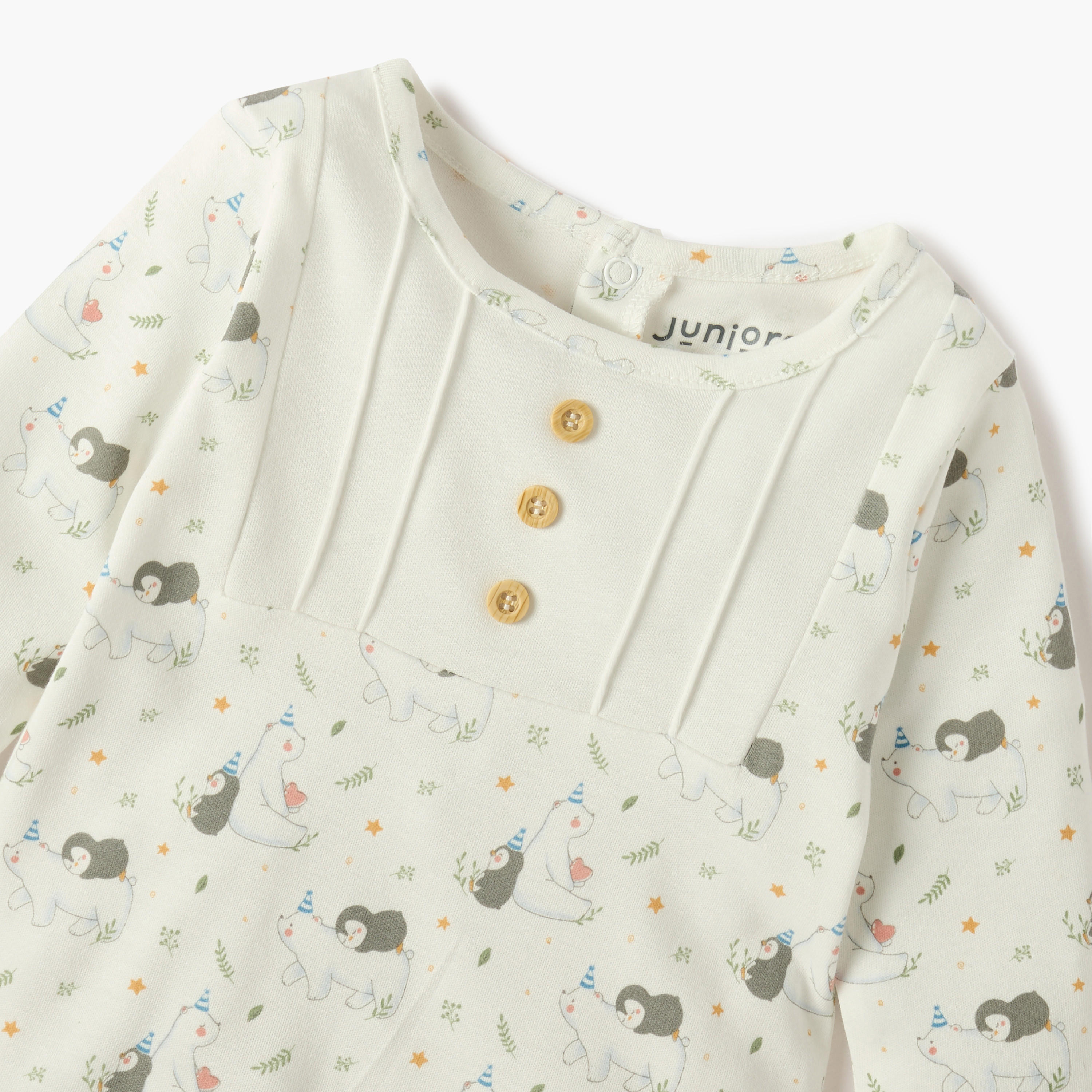 Juniors All-Over Print Closed Feet Sleepsuit with Long Sleeves - Set of 2-baby-boys-clothing-nightwear-sleepsuits-image-6