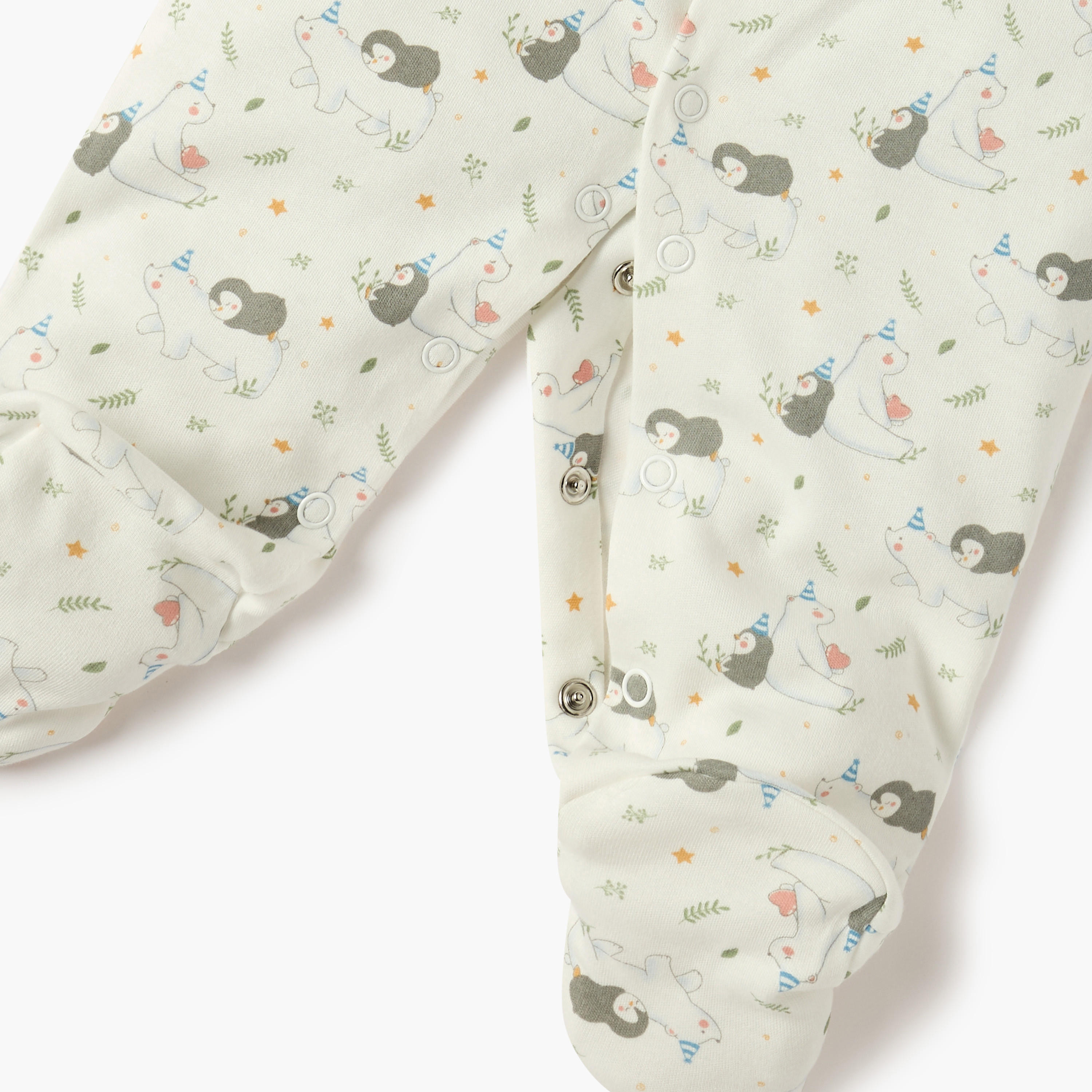 Juniors All-Over Print Closed Feet Sleepsuit with Long Sleeves - Set of 2-baby-boys-clothing-nightwear-sleepsuits-image-8