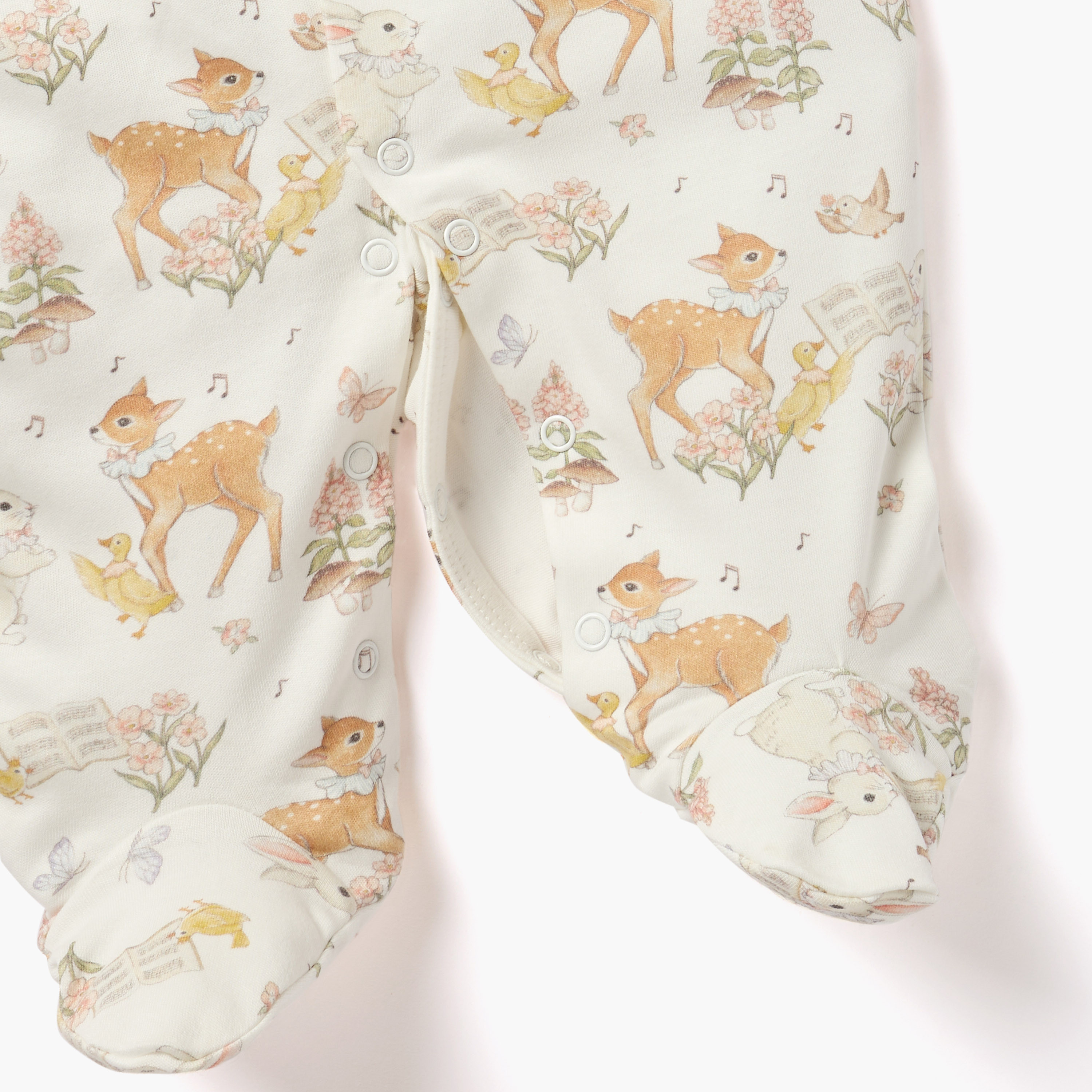 Juniors Animal Print Sleepsuit with Collar and Long Sleeves-baby-girls-clothing-nightwear-sleepsuits-image-4