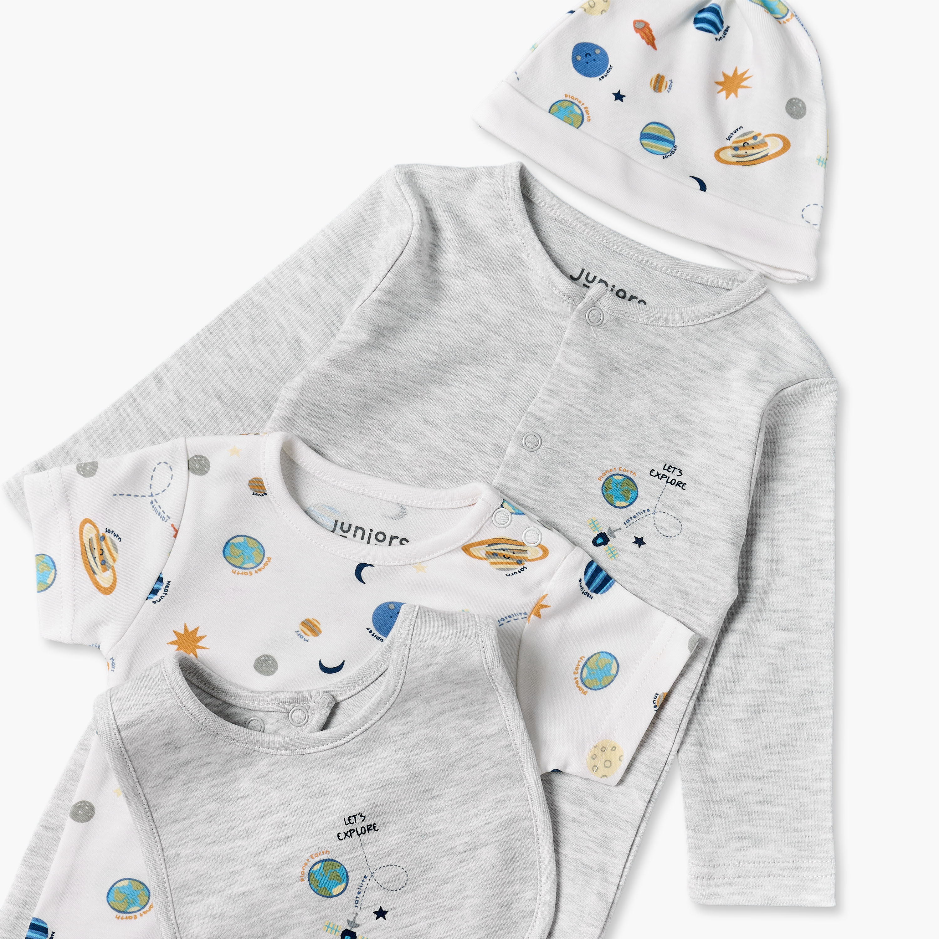 طقم هدايا ملابس بطبعات فضاء من جونيورز - 5 قطع-baby-boys-clothing-setsandcoords-image-8
