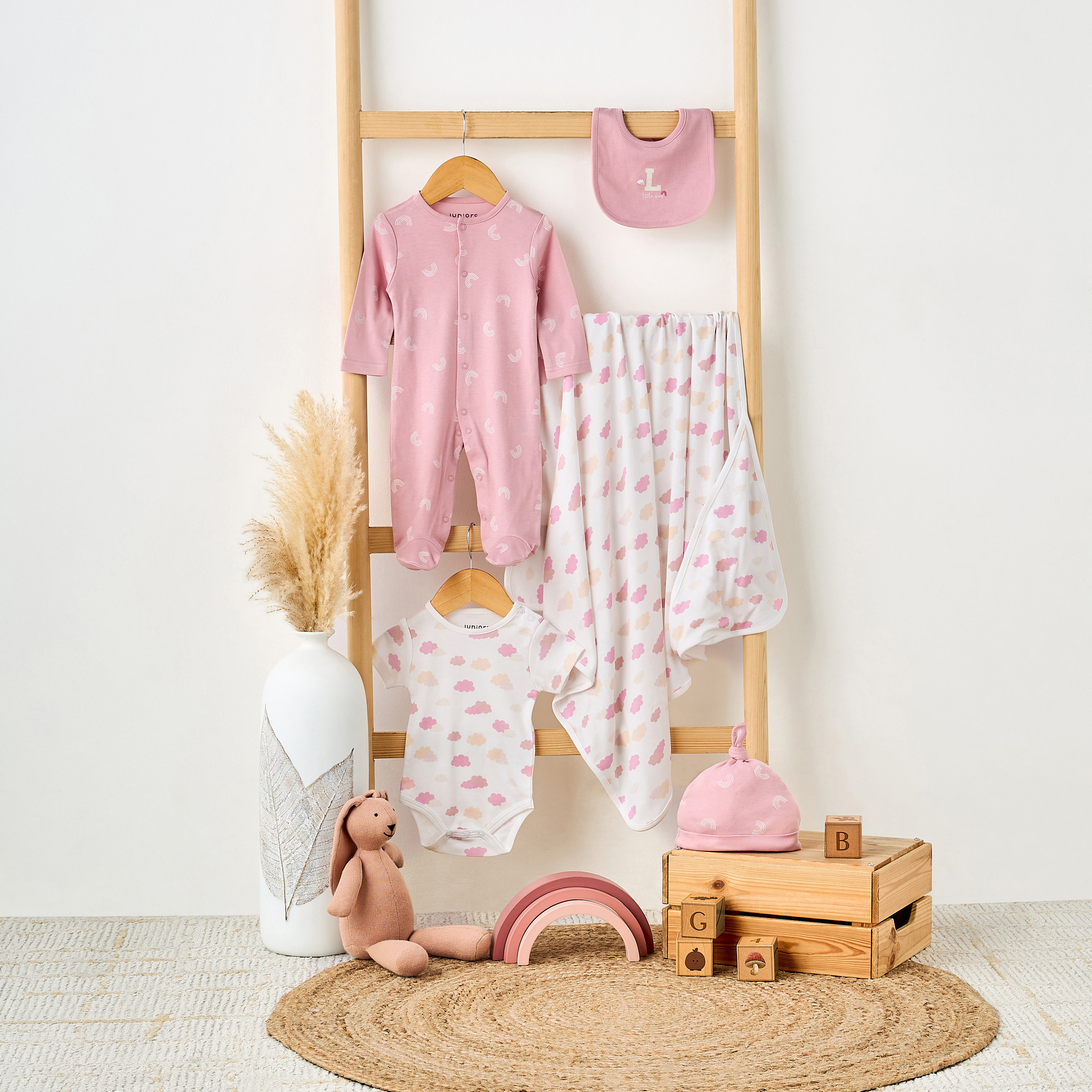 Set of 5 Juniors Clothing Gift Set with Cute Print-baby-girls-clothing-setsandcoords-image-10