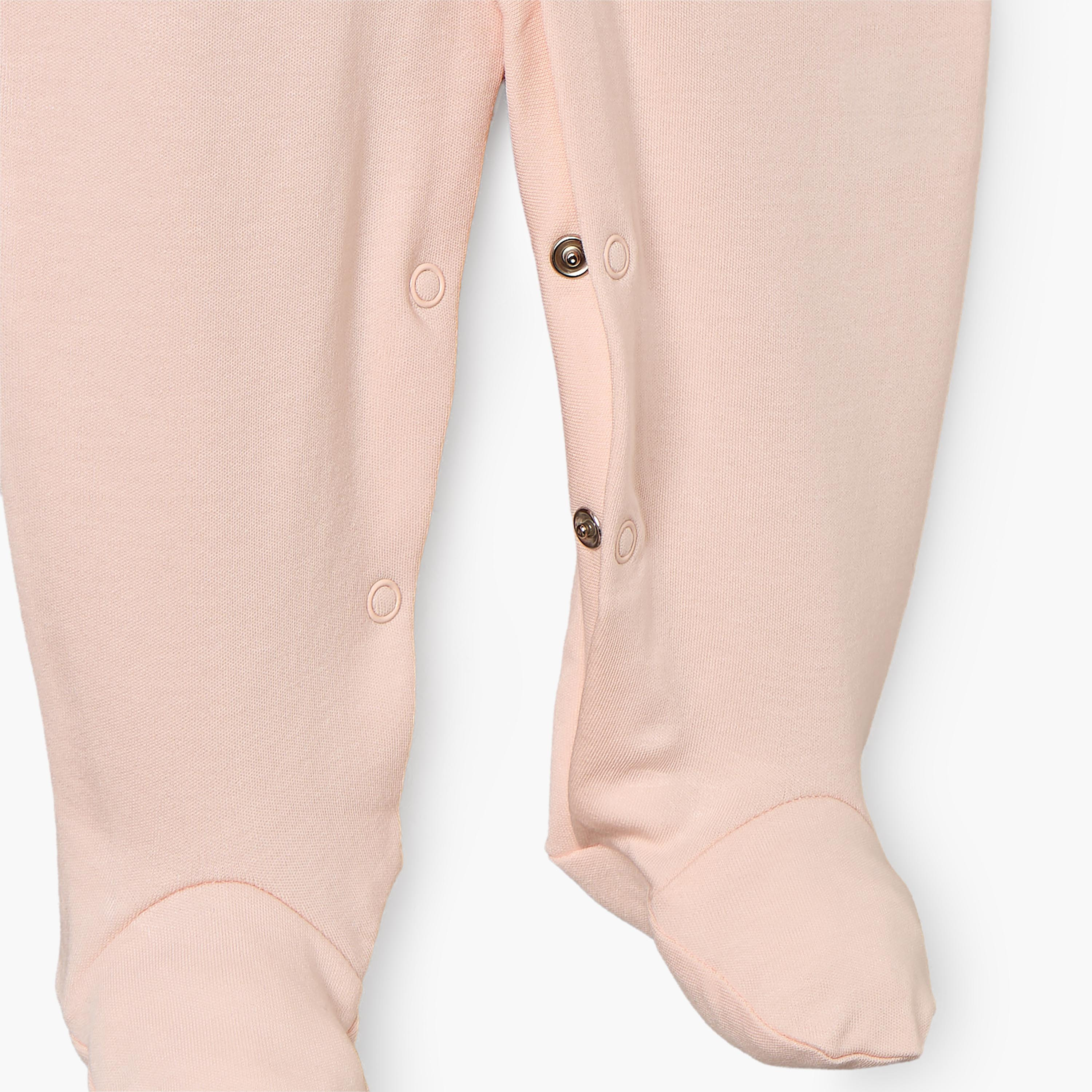 طقم بدلة نوم برقبة ضيقة وأكمام طويلة وطبعات 3 قطع من جونيورز-baby-girls-clothing-nightwear-sleepsuits-image-8