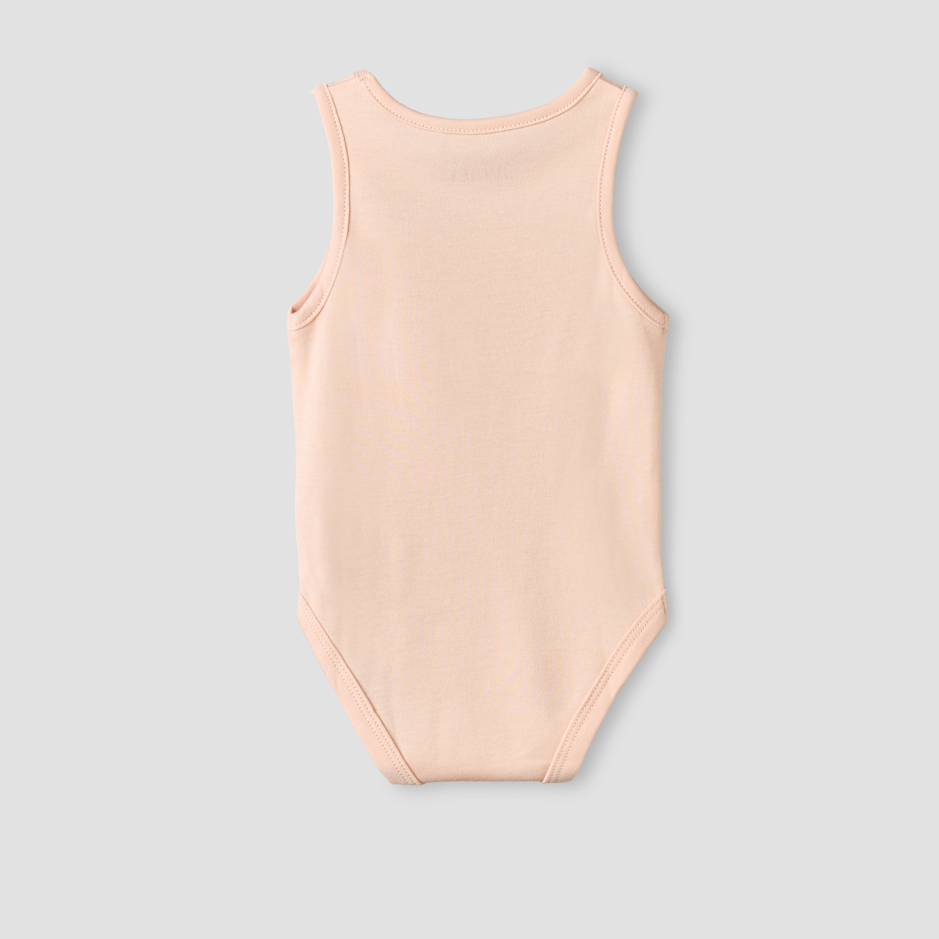 Pack of 5 Juniors Crew Neck Sleeveless Bodysuit with Safari Print-baby-girls-clothing-bodysuits-image-2