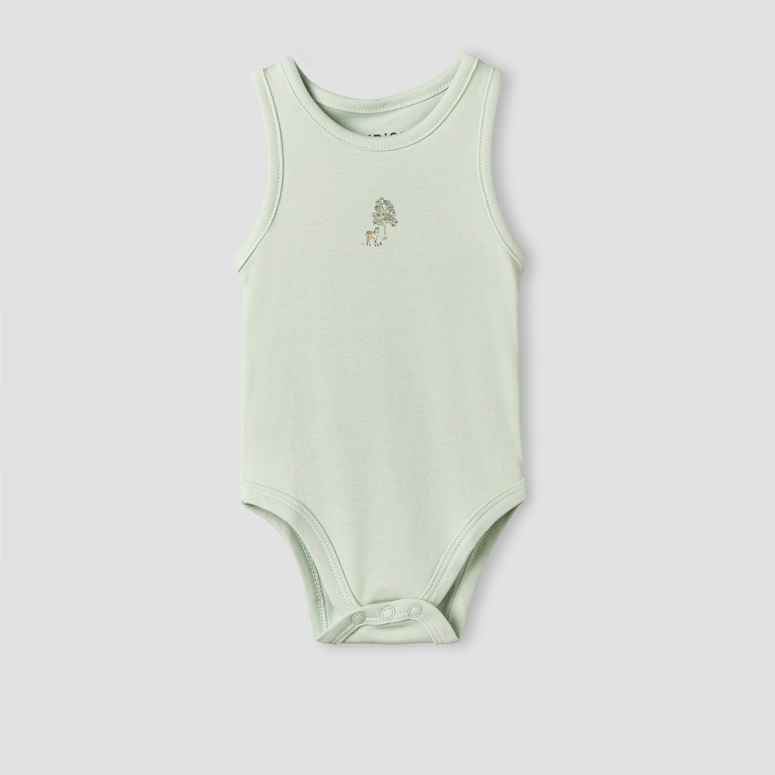 Pack of 5 Juniors Crew Neck Sleeveless Bodysuit with Safari Print-baby-girls-clothing-bodysuits-image-6