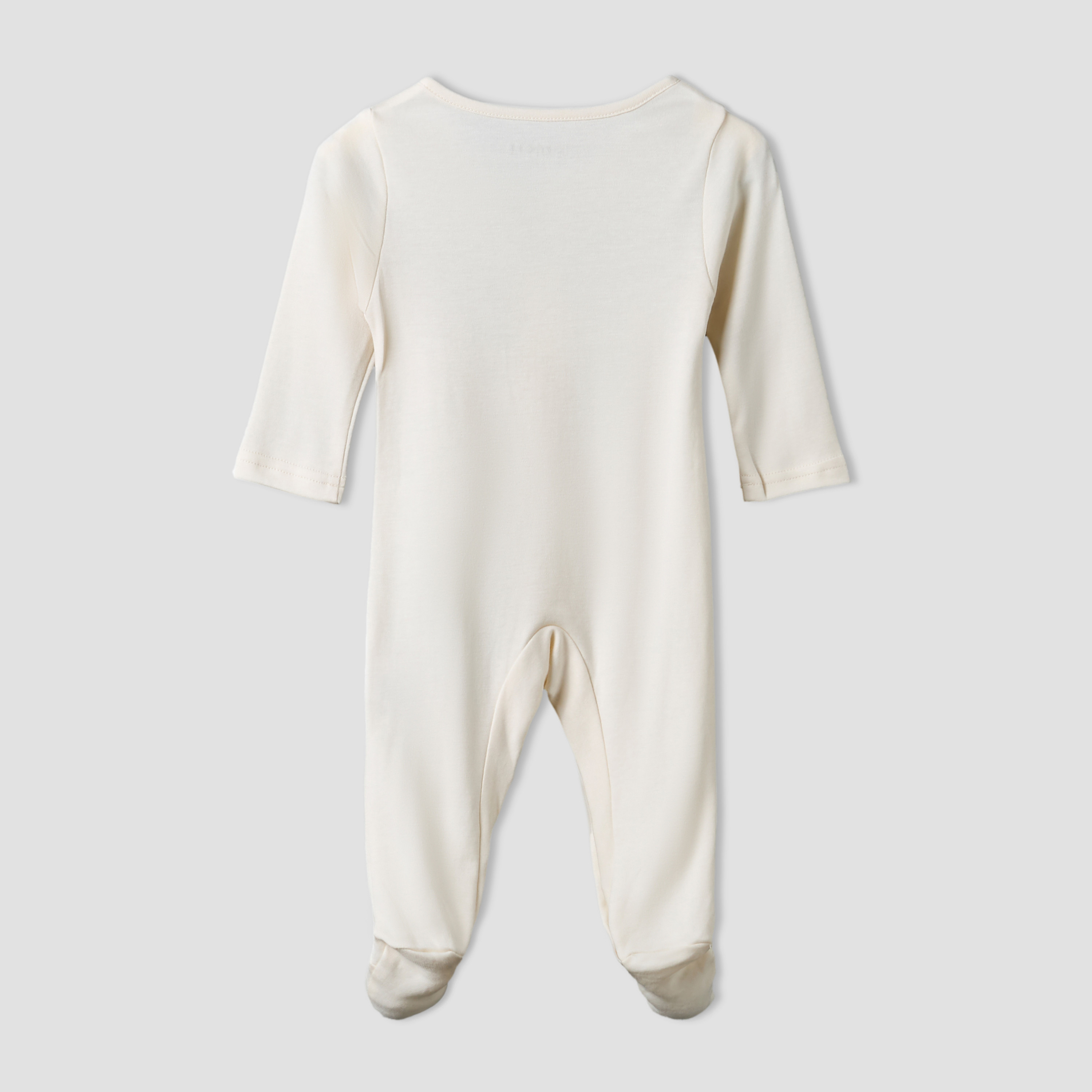Pack of 3 Juniors Round Neck Long Sleeve Sleepsuit with Bunny Print-baby-girls-clothing-nightwear-sleepsuits-image-2