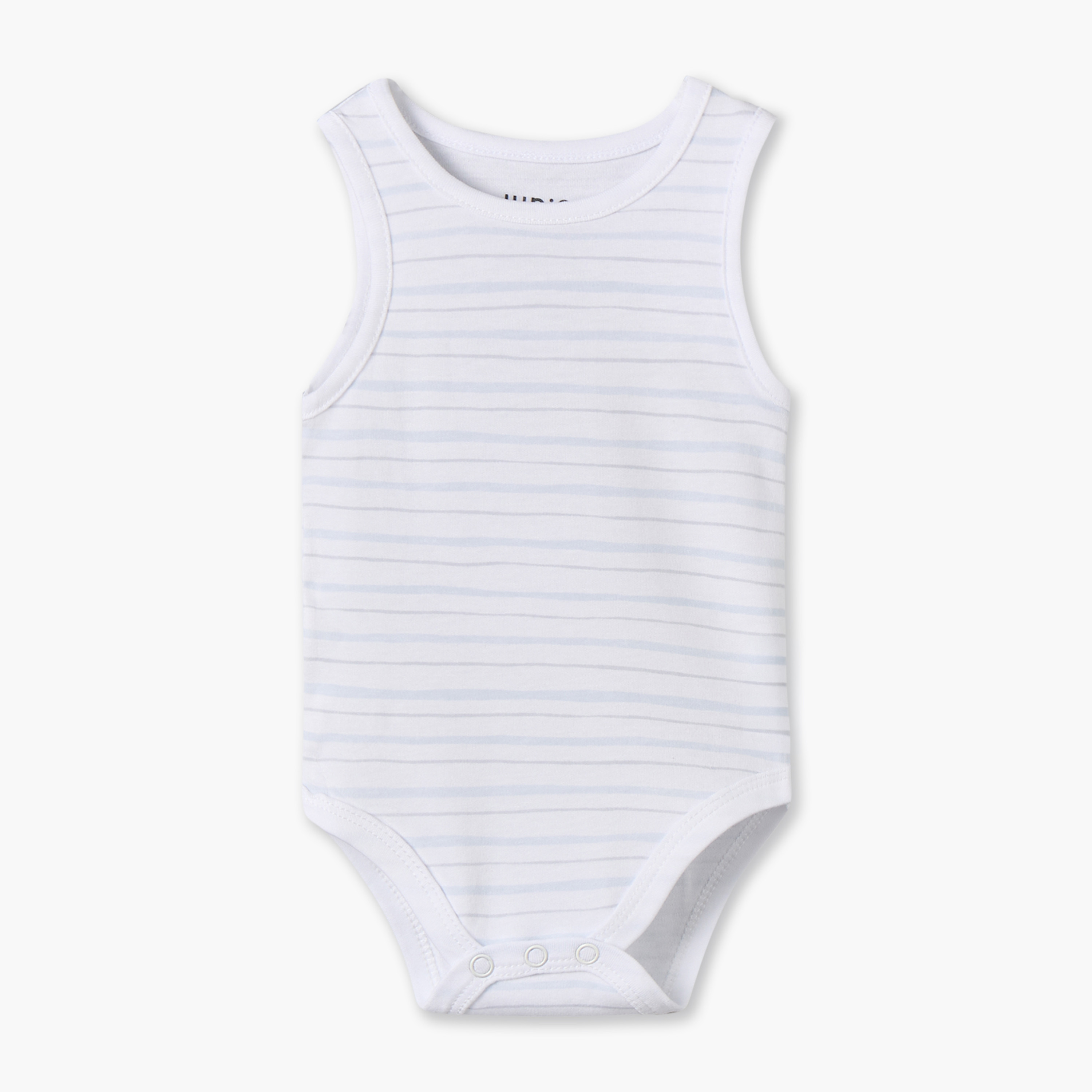Pack of 5 Juniors Crew Neck Sleeveless Bodysuit with Hot Air Balloon Print-baby-boys-clothing-bodysuits-image-6