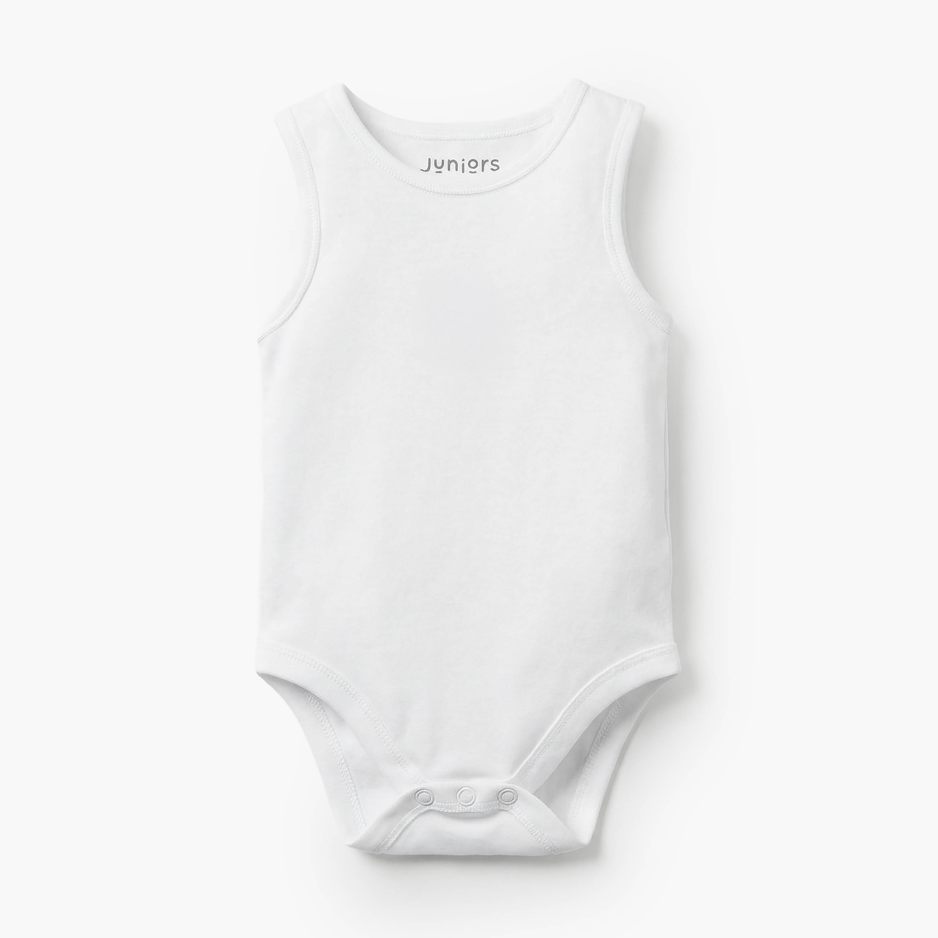 Pack of 7Juniors Bamboo Round Neck Sleeveless Bodysuit with Assorted Print-baby-girls-clothing-bodysuits-image-7