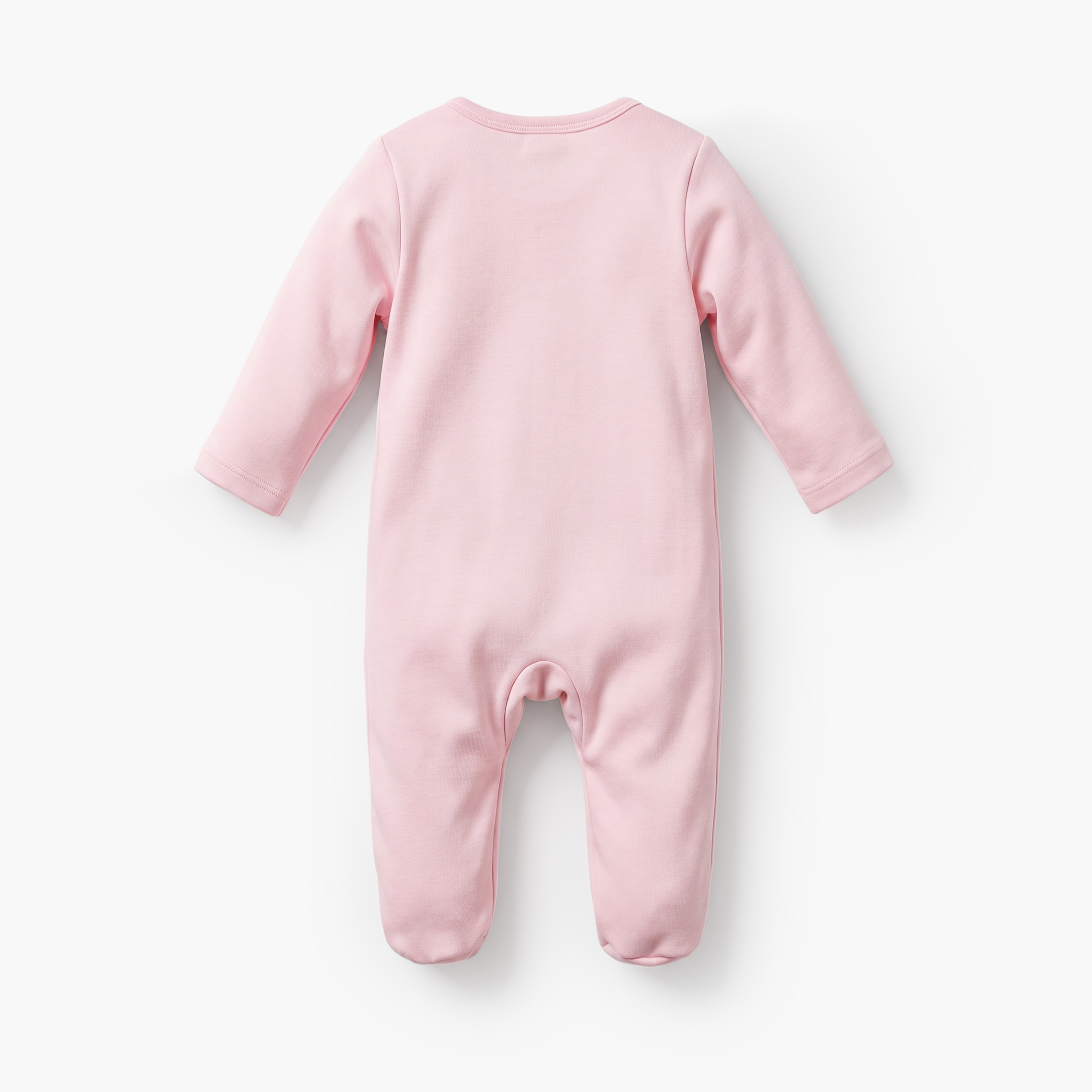 Pack of 5 Juniors Cotton Crew Neck Long Sleeves Sleepsuit with Snap Button Closure-baby-girls-clothing-nightwear-sleepsuits-image-8