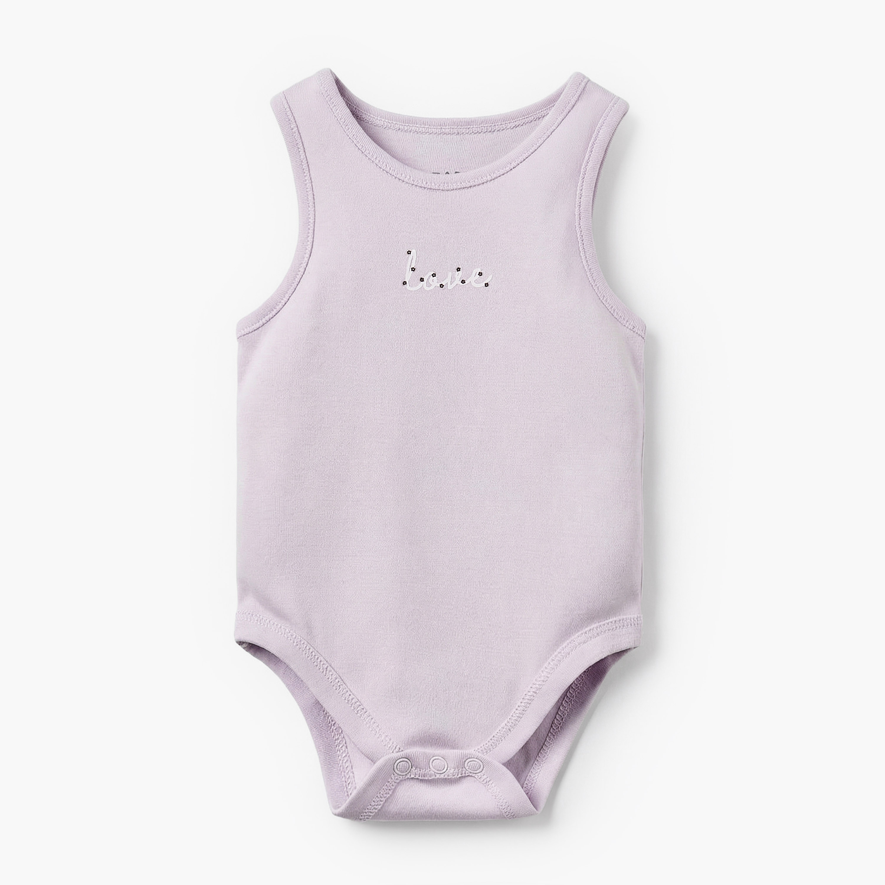 Pack of 7 Juniors Bamboo Cotton Round Neck Sleeveless Bodysuit with Floral Print-baby-girls-clothing-bodysuits-image-6