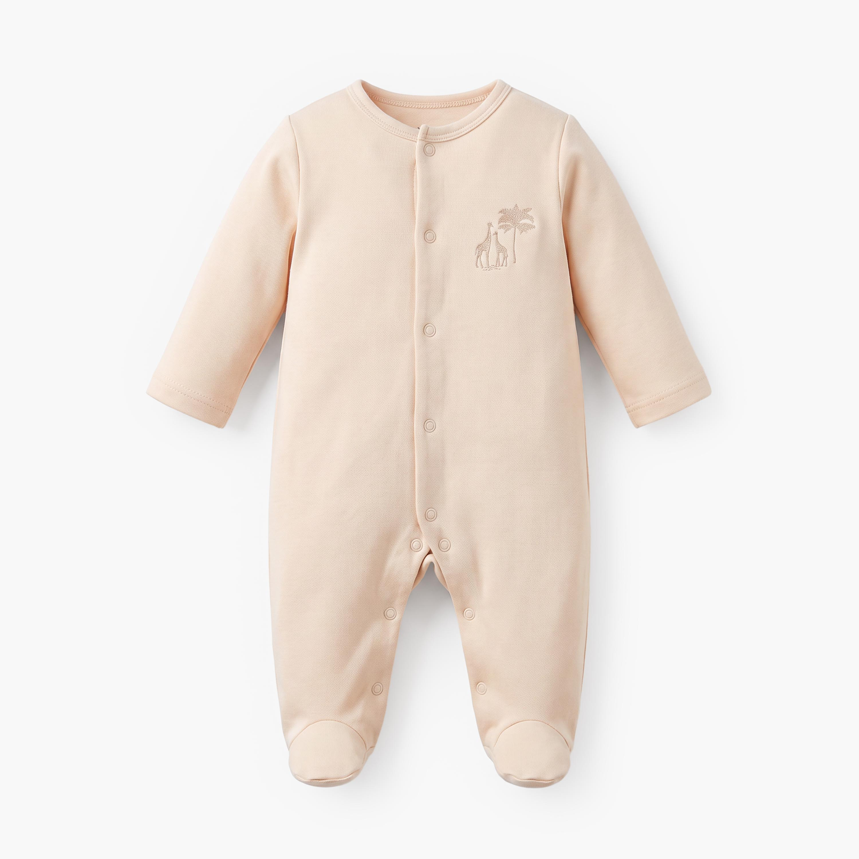 طقم بدل نوم بياقة مستديرة وأكمام طويلة بطبعة سفاري من جونيورز - 5 قطع-baby-boys-clothing-nightwear-sleepsuits-image-6
