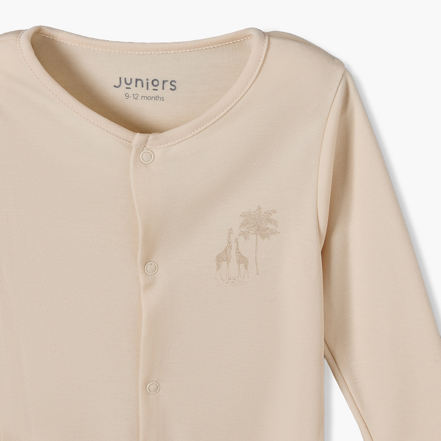 طقم بدل نوم بياقة مستديرة وأكمام طويلة بطبعة سفاري من جونيورز - 5 قطع-baby-boys-clothing-nightwear-sleepsuits-image-9