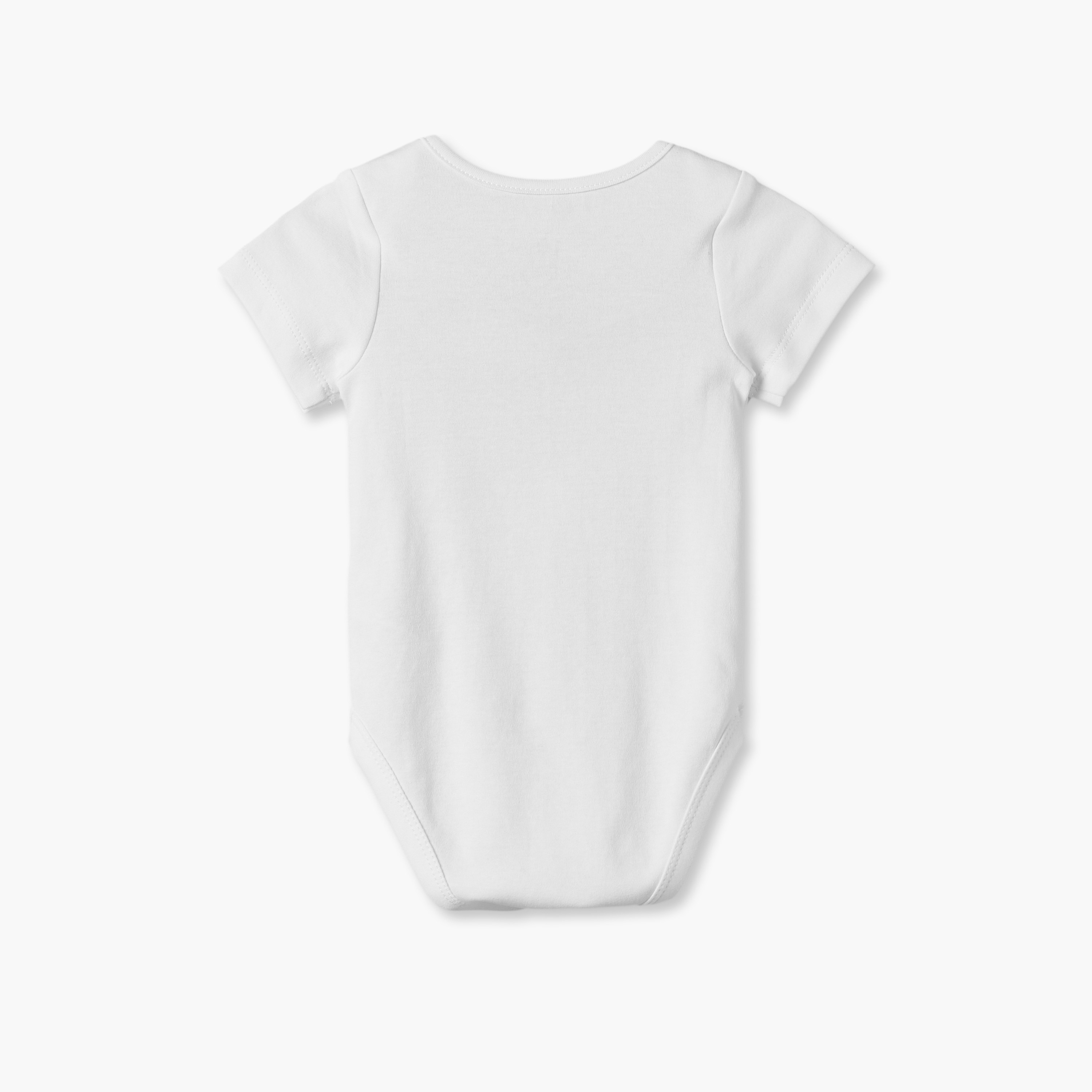Pack of 4 Disney Cotton Round Neck Short Sleeves Bodysuit with Minnie Mouse Print-baby-girls-clothing-bodysuits-image-7