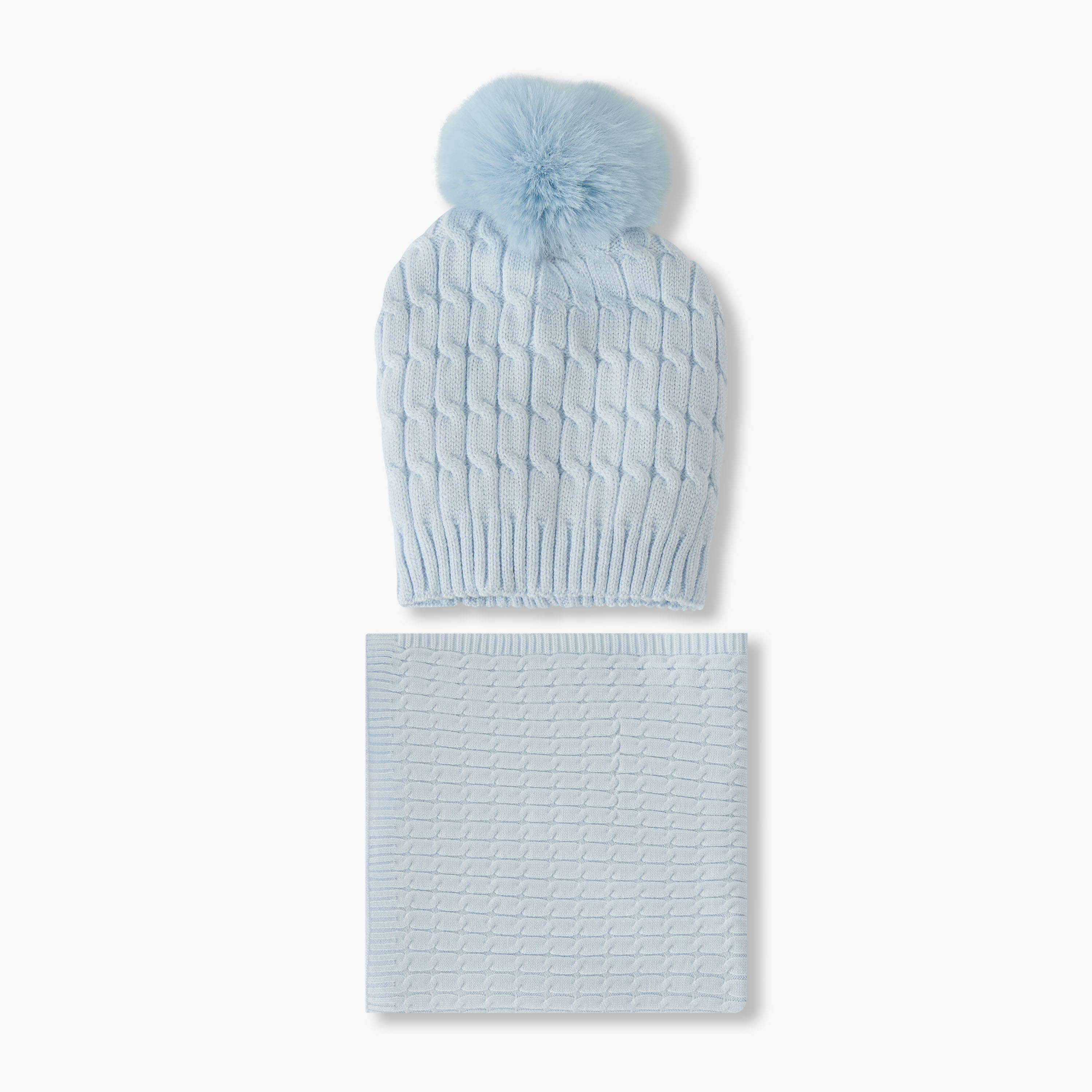 Juniors  Beanie Cap and Blanket with Soft Viscose Blend Fabric-baby-boys-accessories-caps-image-1