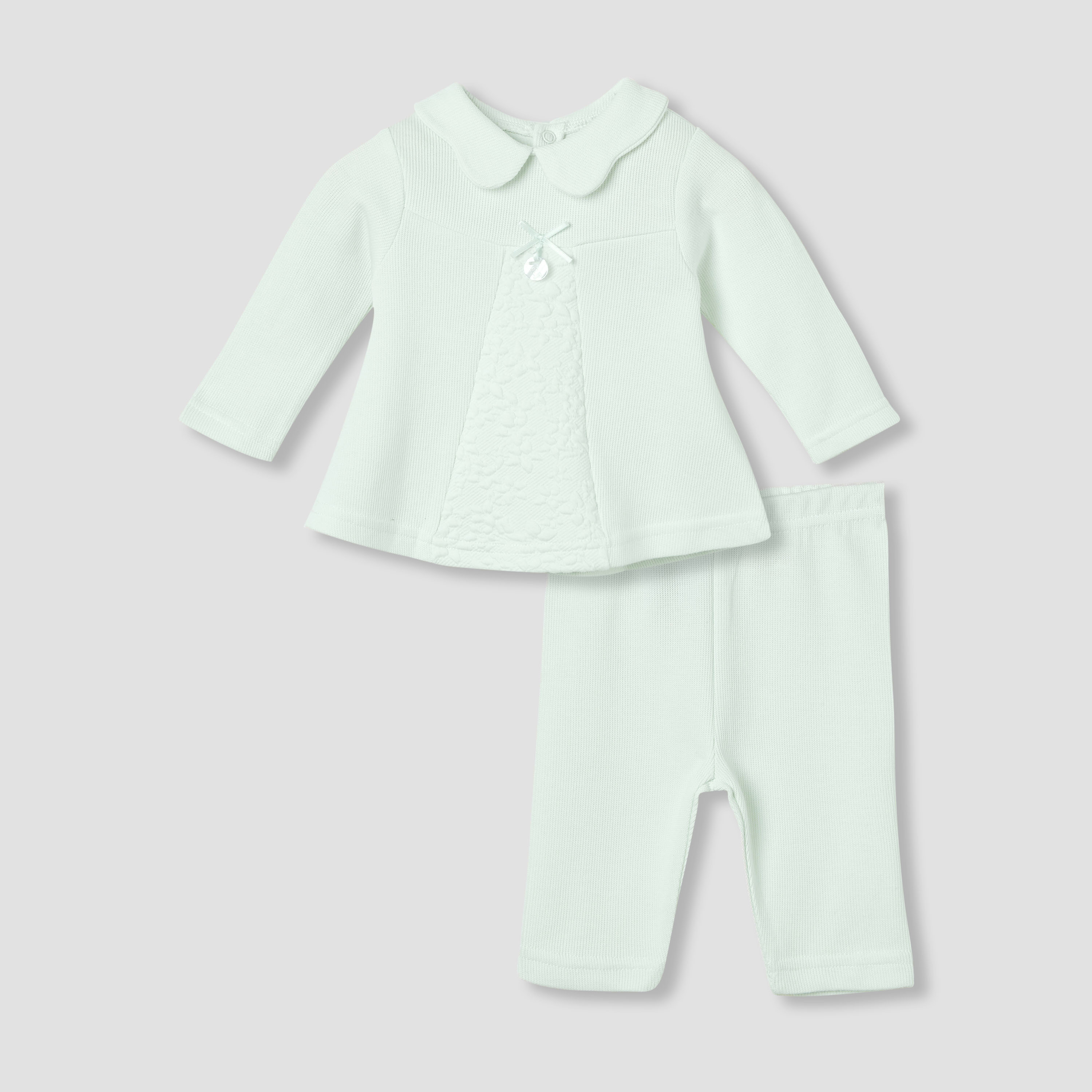 Giggles Pyjama Set with Snap Button Closure - Cotton - Long Sleeves - Collared Neck-baby-girls-clothing-nightwear-pyjamasets-image-1