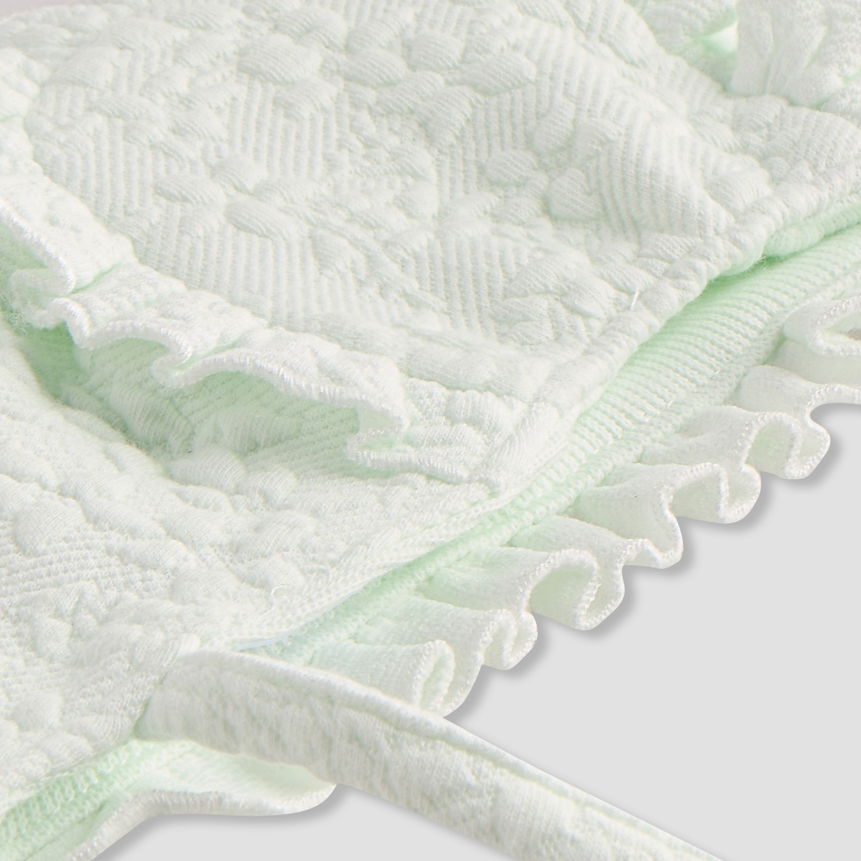 Giggles Textured Baby Bonnet with Tie-Ups-baby-girls-accessories-hairaccessories-image-5