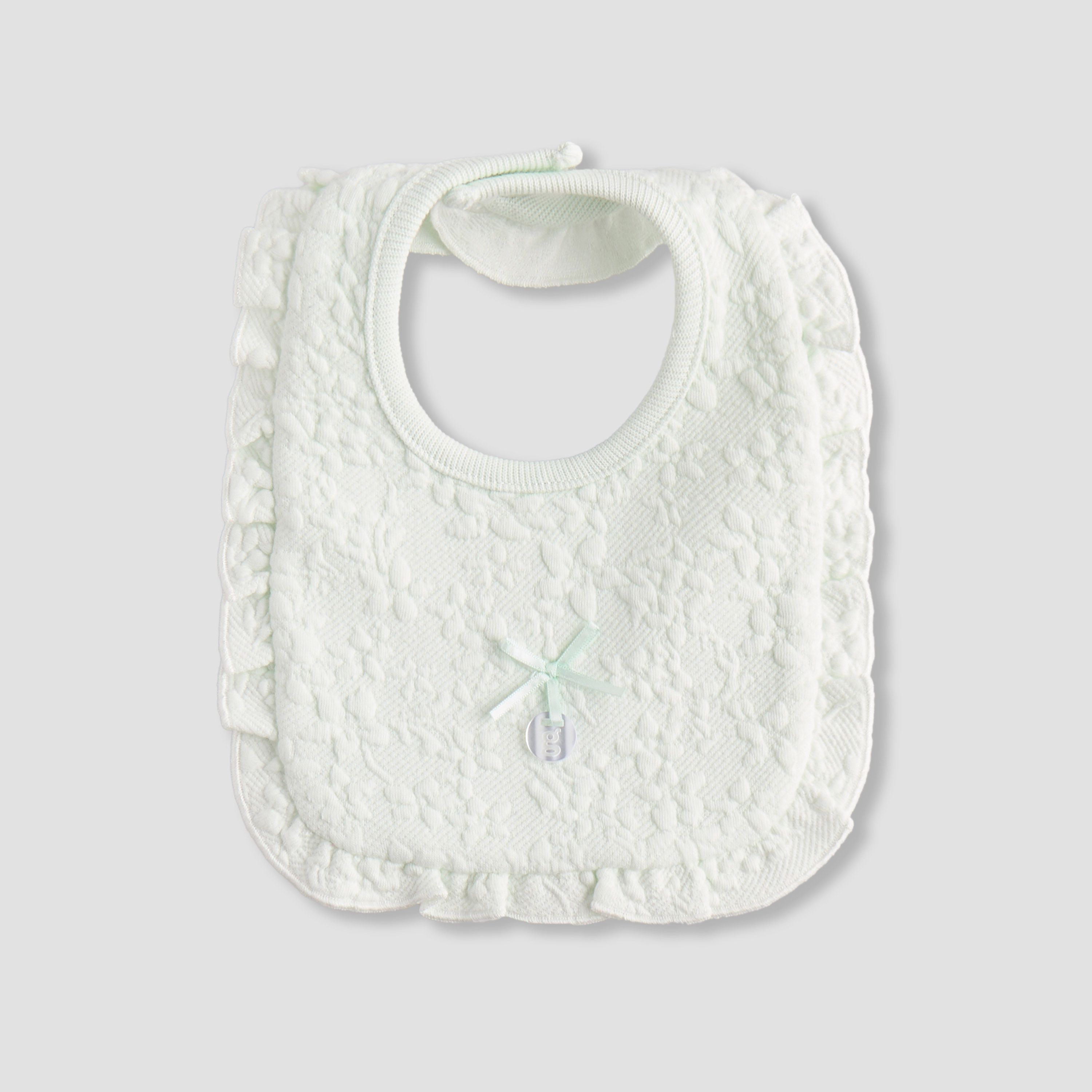 مريلة بحافة كشكش من جيجلز-baby-feeding-bibs-image-1
