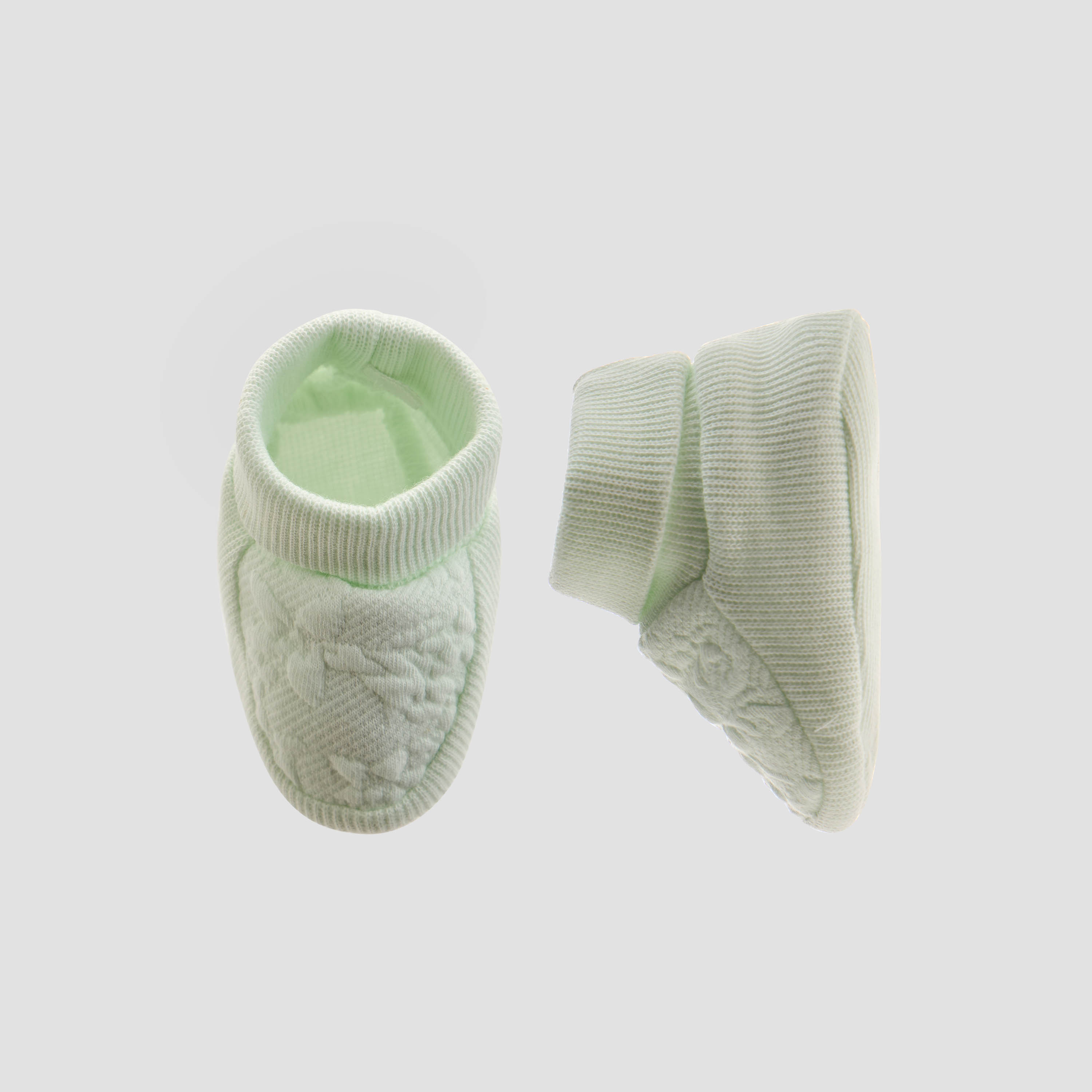 Giggles Textured Slip-On Booties-baby-girls-shoes-booties-image-1