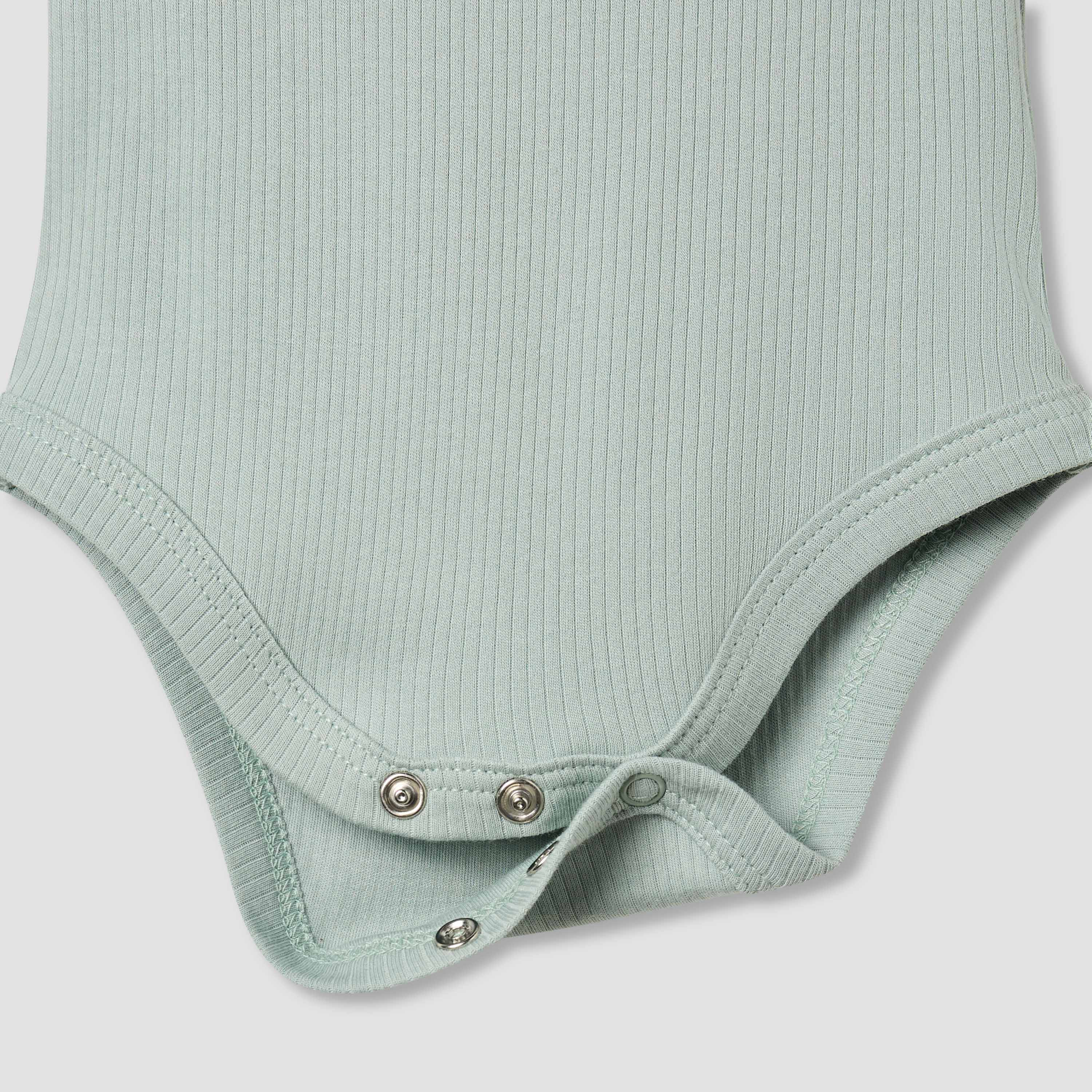 Juniors Round Neck Bodysuit with Snap Button Closure - Short Sleeves - Set of 2-baby-boys-clothing-bodysuits-image-5