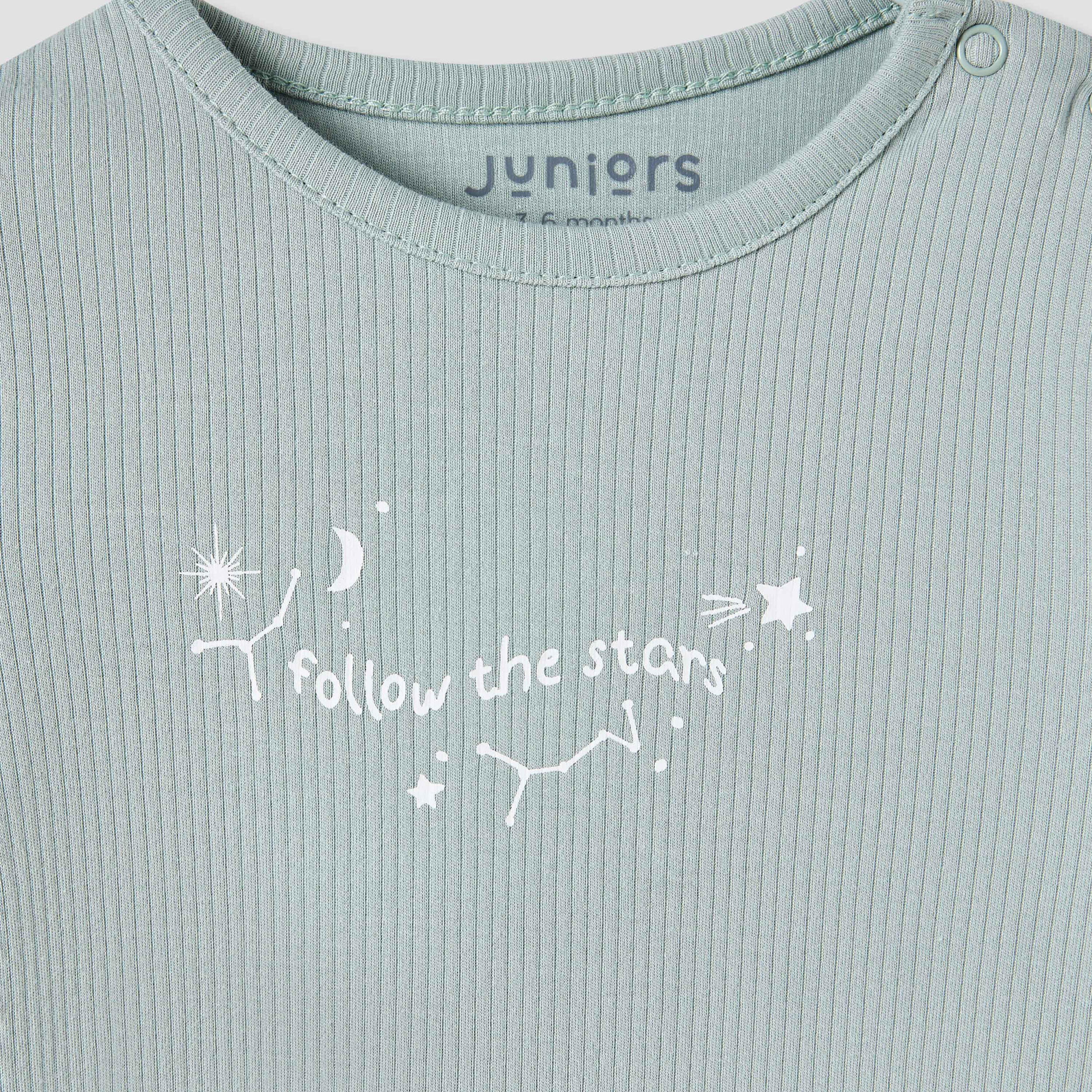 Juniors Pyjama Set with Snap Button Closure - Long Sleeves - Round Neck - Set of 2-baby-boys-clothing-nightwear-pyjamasets-image-8
