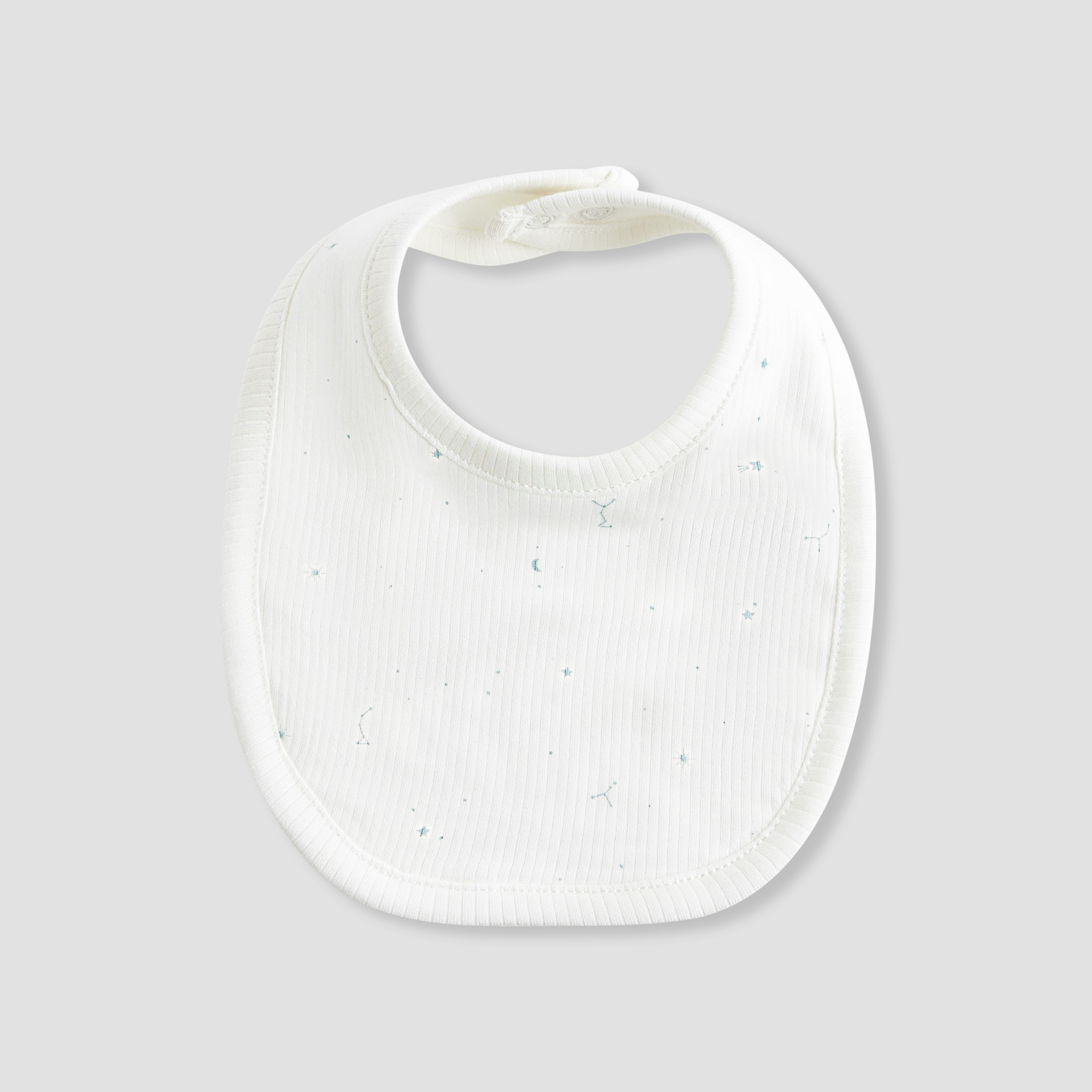 مرايل أطفال من مزيج القطن بزر إغلاق كباس من جونيورز - طقم من قطعتين-baby-feeding-bibs-image-4