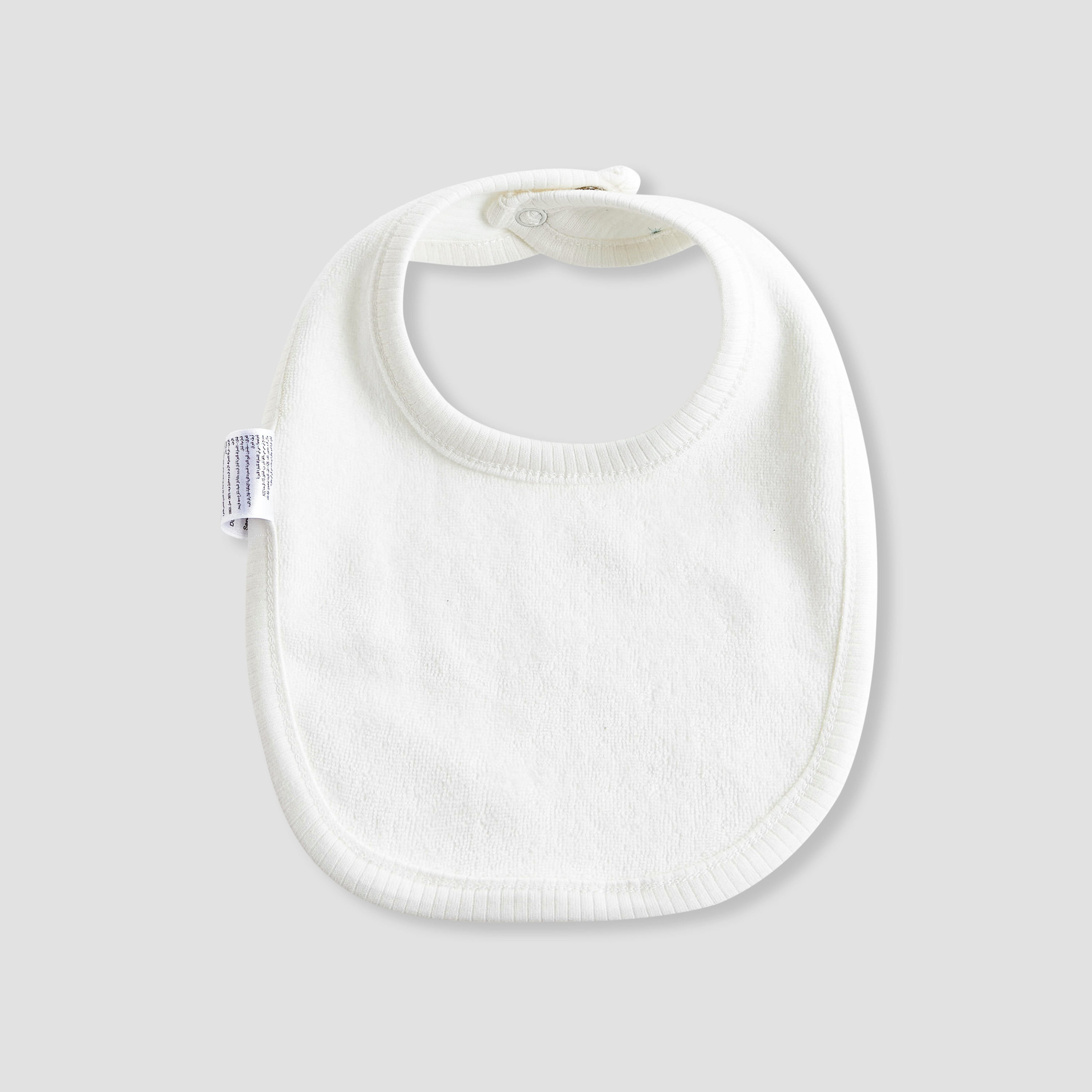 مرايل أطفال من مزيج القطن بزر إغلاق كباس من جونيورز - طقم من قطعتين-baby-feeding-bibs-image-3