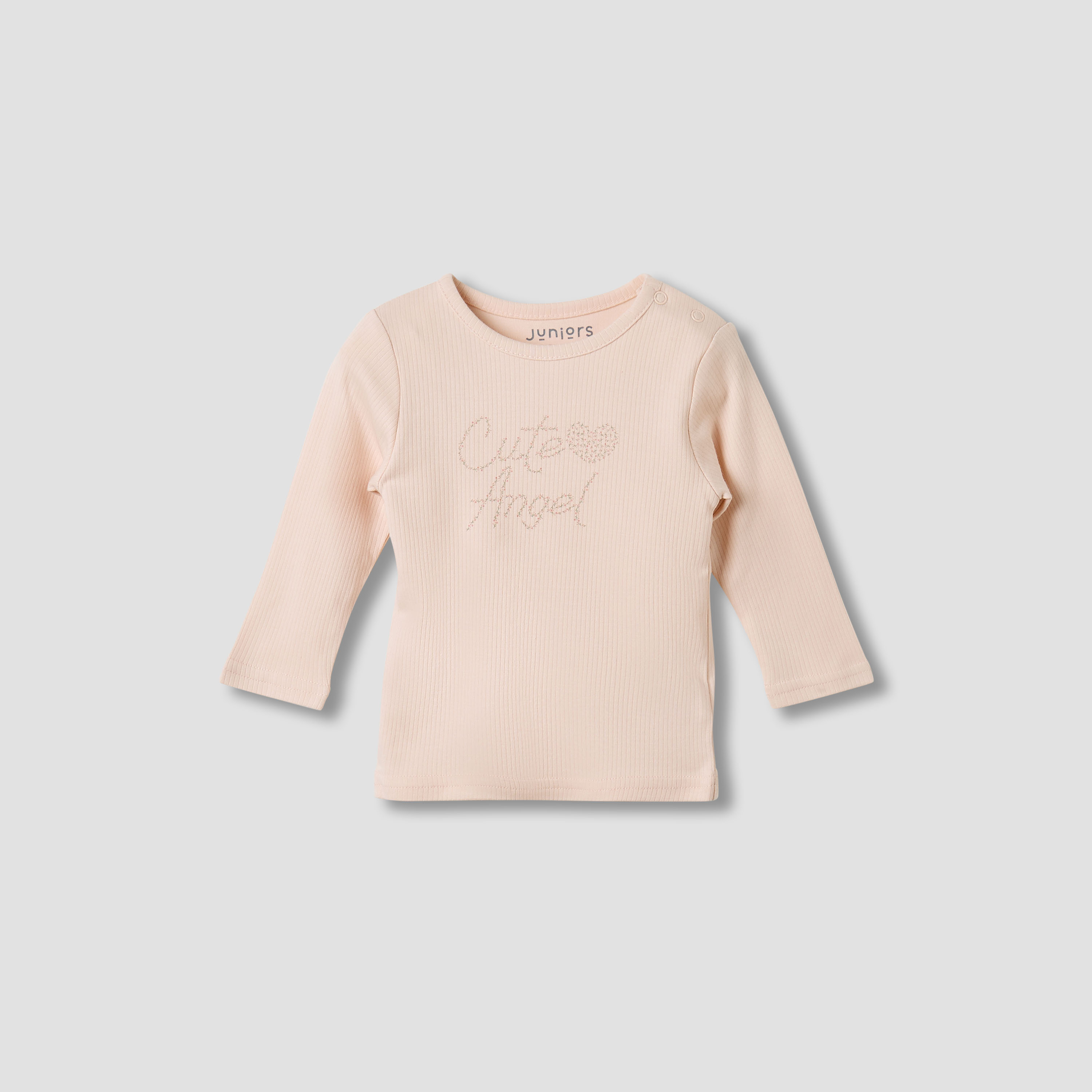 Juniors Pyjama Set with Snap Button Closure - Long Sleeves - Round Neck- Set of 2-baby-girls-clothing-nightwear-pyjamasets-image-2