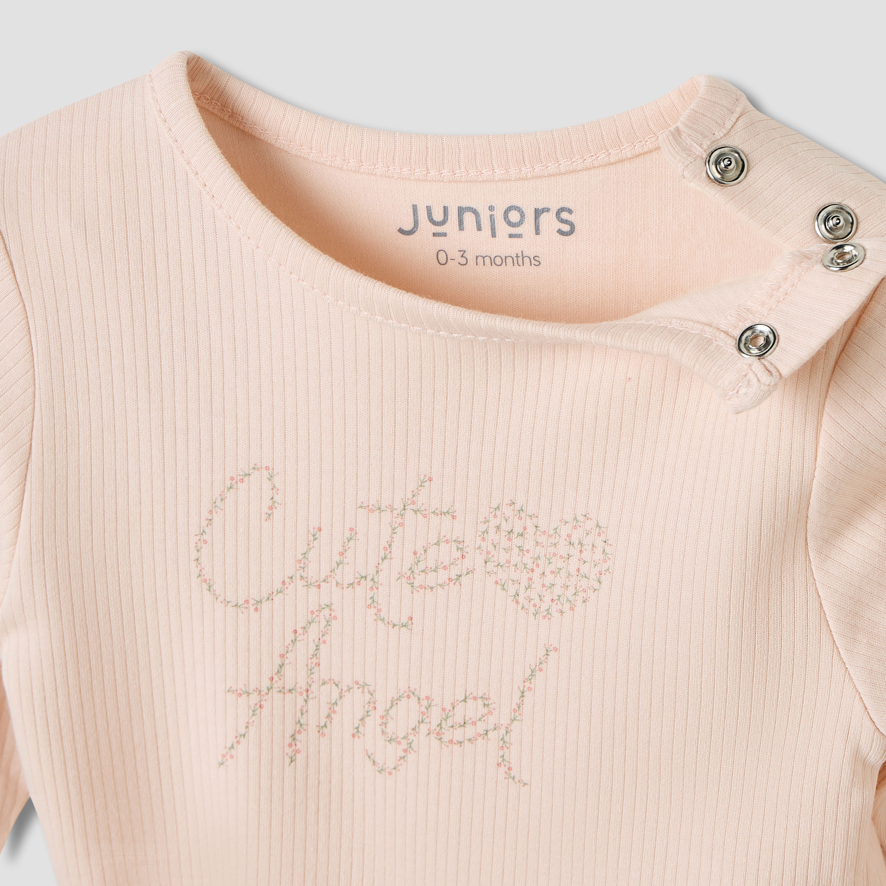 Juniors Pyjama Set with Snap Button Closure - Long Sleeves - Round Neck- Set of 2-baby-girls-clothing-nightwear-pyjamasets-image-7