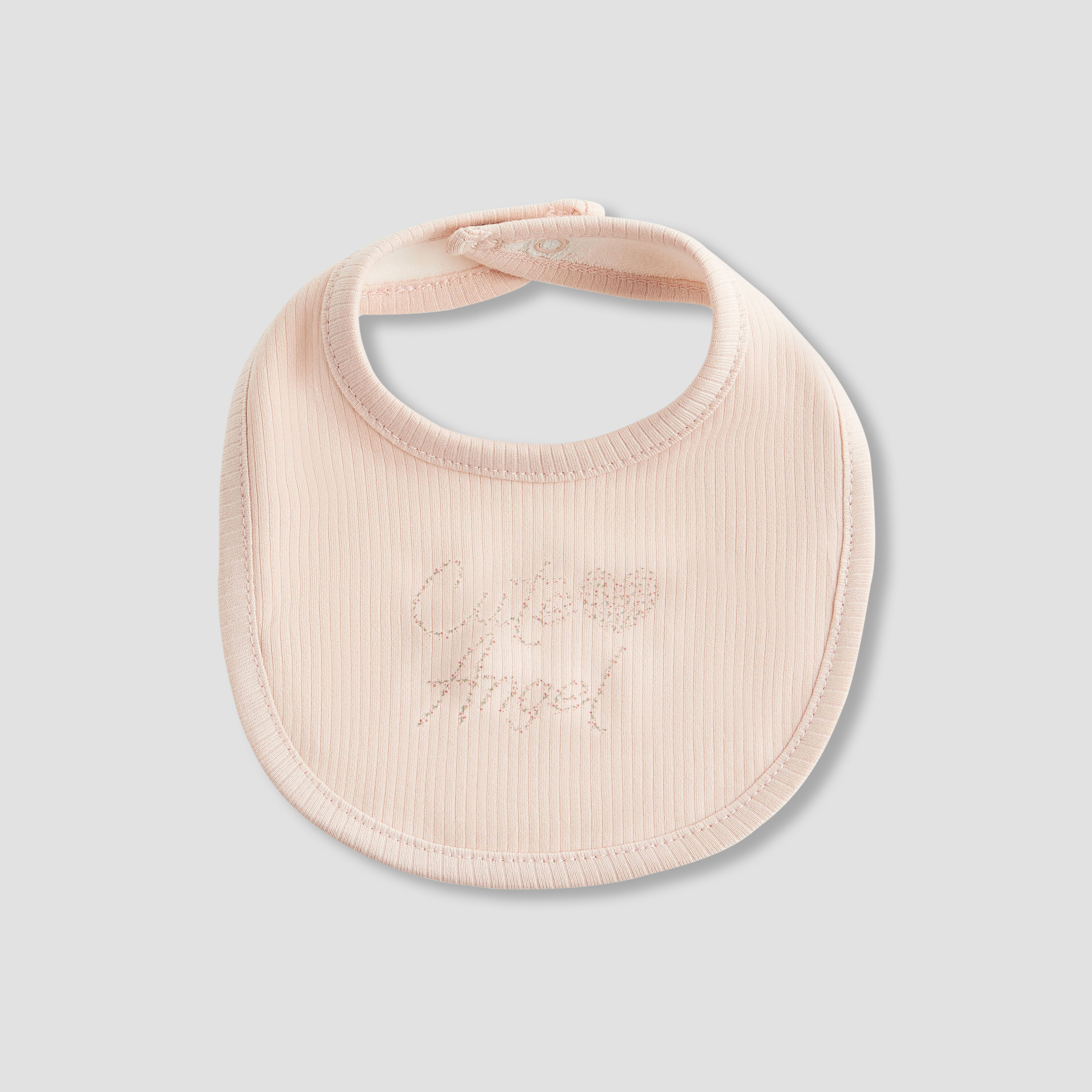 Juniors Baby Bib with Snap Button Closure - Cotton Blend - Set of 2-baby-feeding-bibs-image-3