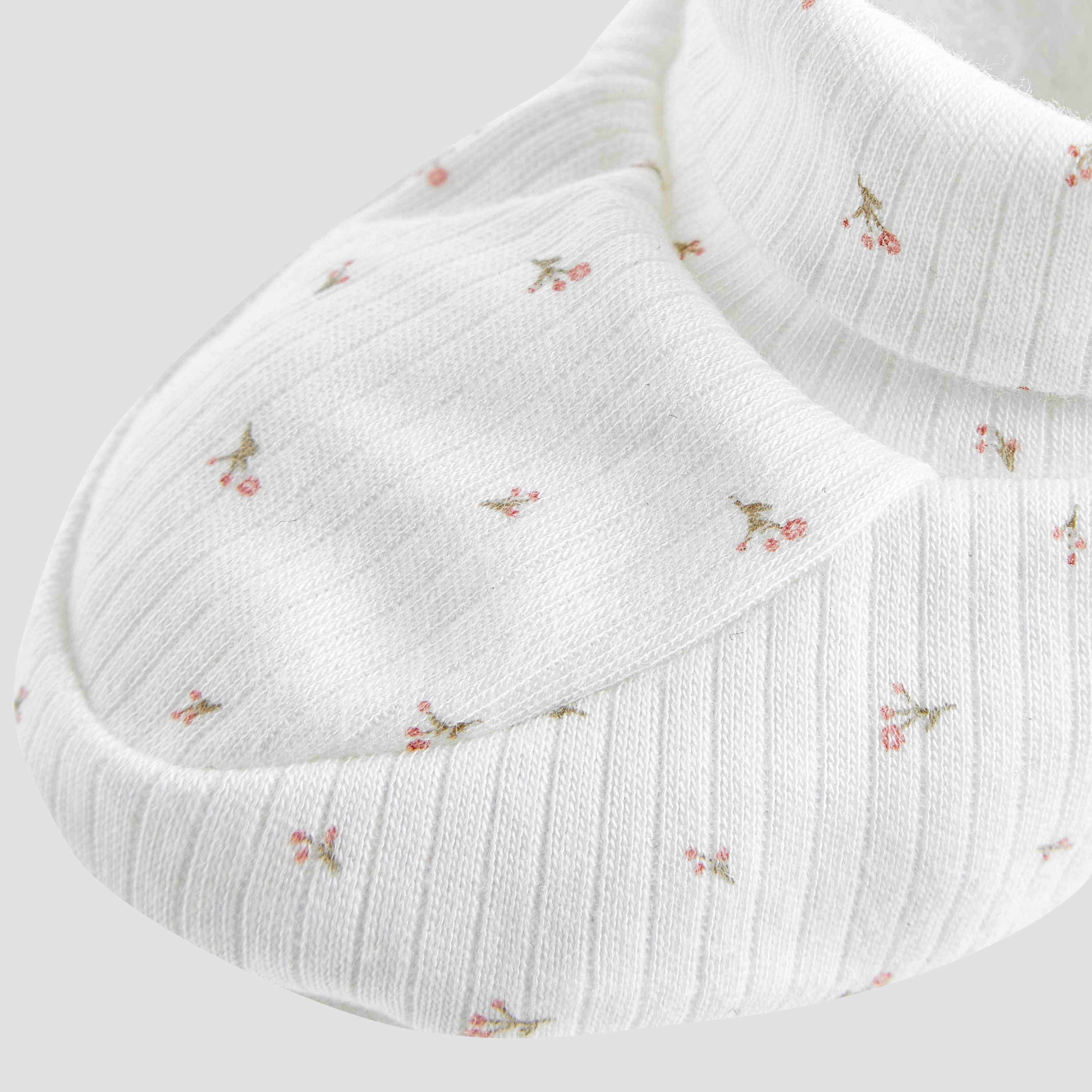 Juniors Girls Booties with Ribbed Texture - Soft Fabric - Set of 2-baby-girls-shoes-booties-image-6