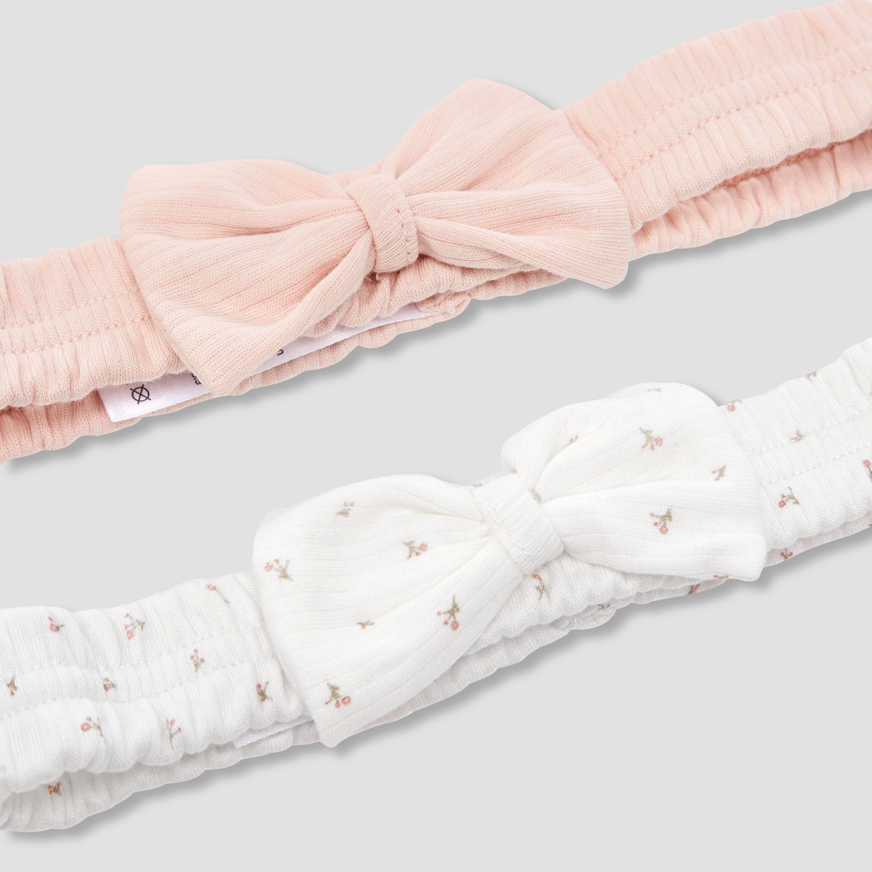 Juniors Girls Hairband with Bow Accent - Cotton Blend - Set of 2-baby-girls-accessories-hairaccessories-image-8