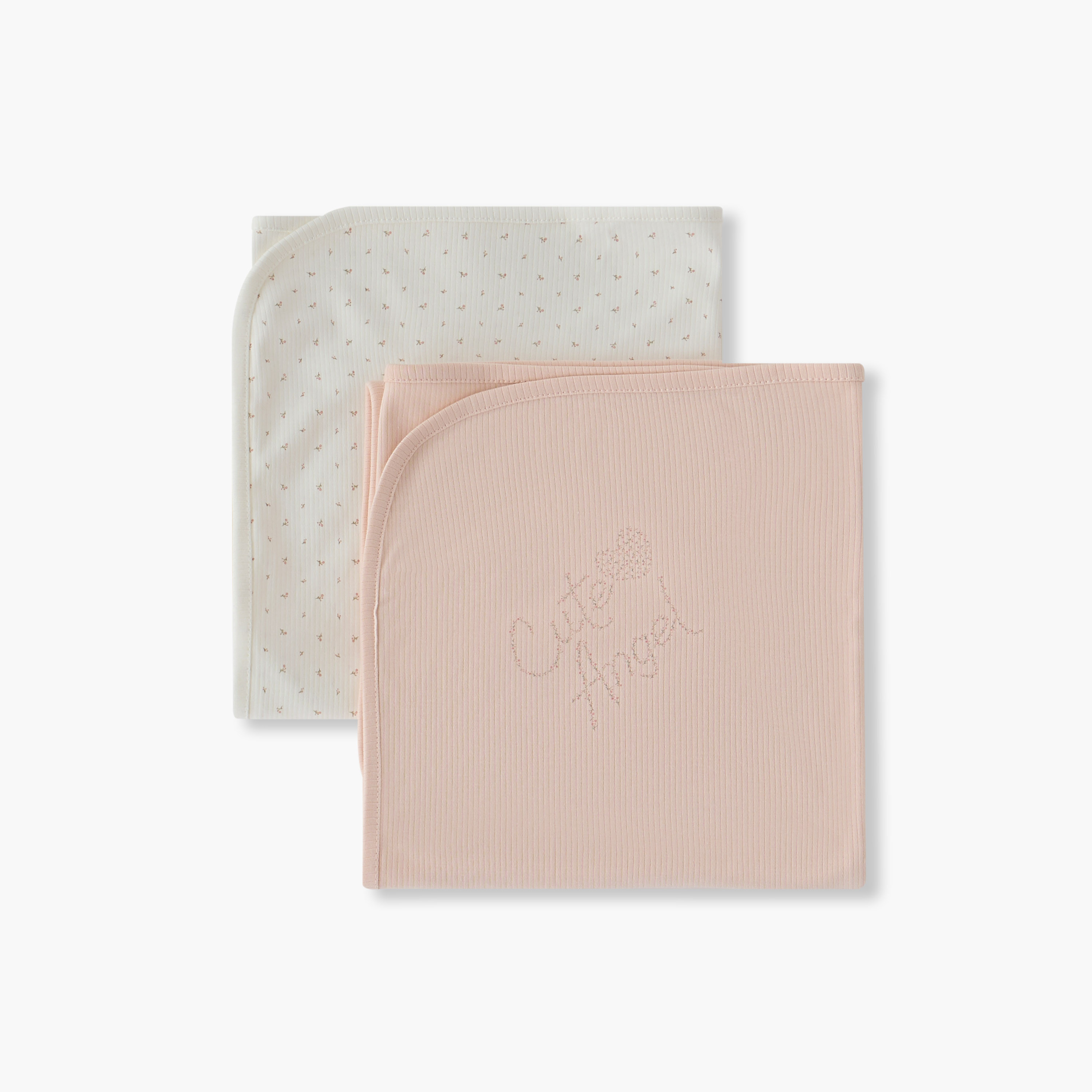 بطانيات مواليد بتصاميم متنوعة من جونيورز - عبوة من قطعتين-baby-nursery-blanketsandswaddles-receivingblankets-image-3