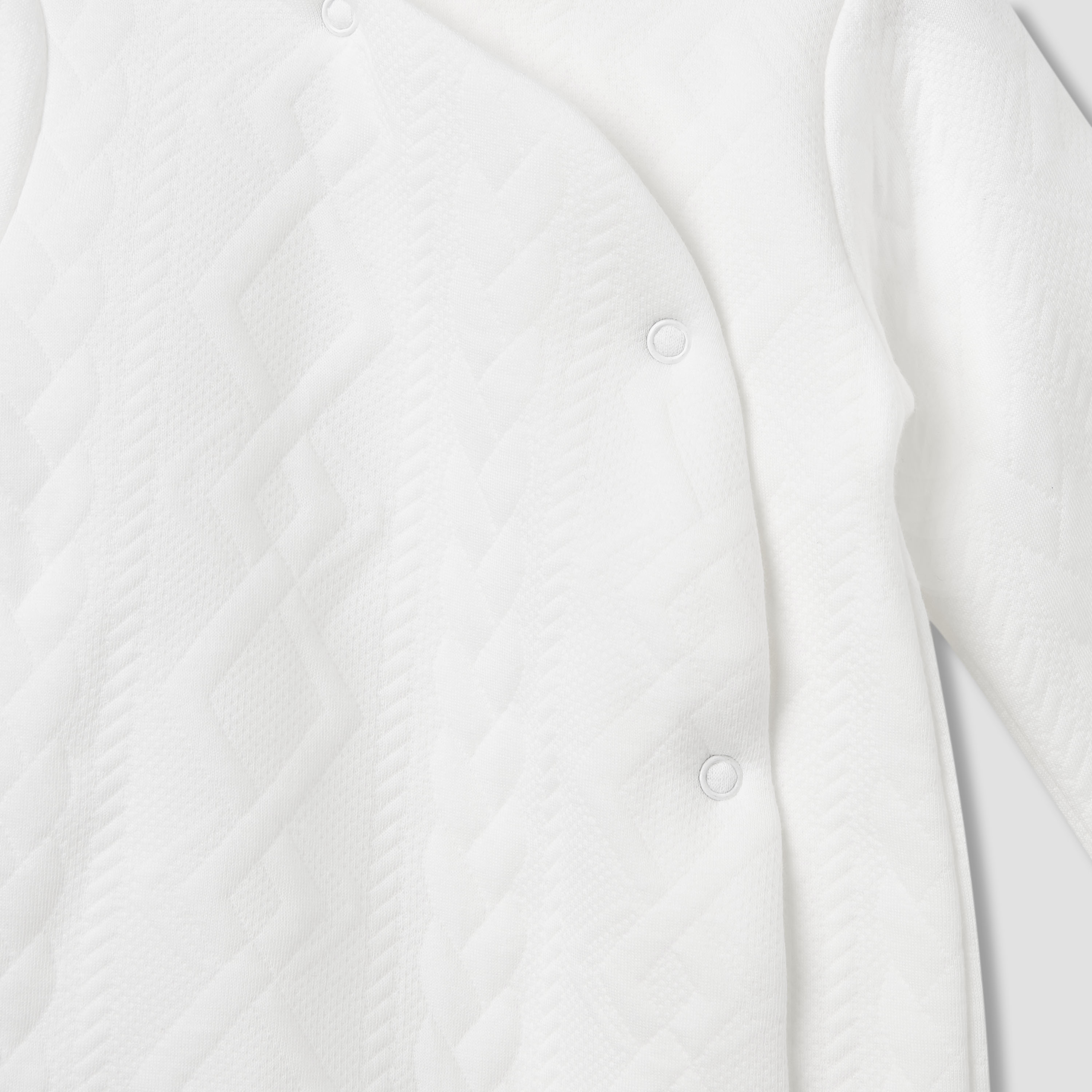 بدلة نوم جاكار بارزة الملمس بأكمام طويلة من جونيورز-baby-girls-clothing-nightwear-sleepsuits-image-2