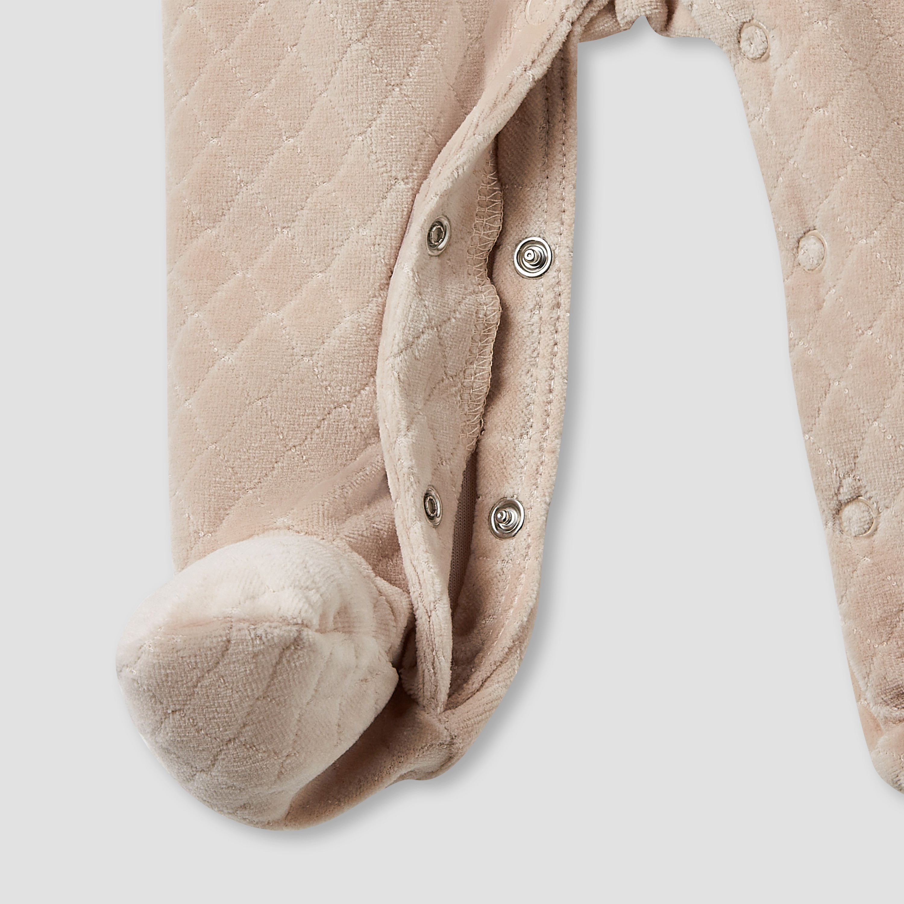 Juniors Crew Neck Sleepsuit with Animal Embroidery - Cotton Blend - Long Sleeves-baby-boys-clothing-nightwear-sleepsuits-image-4