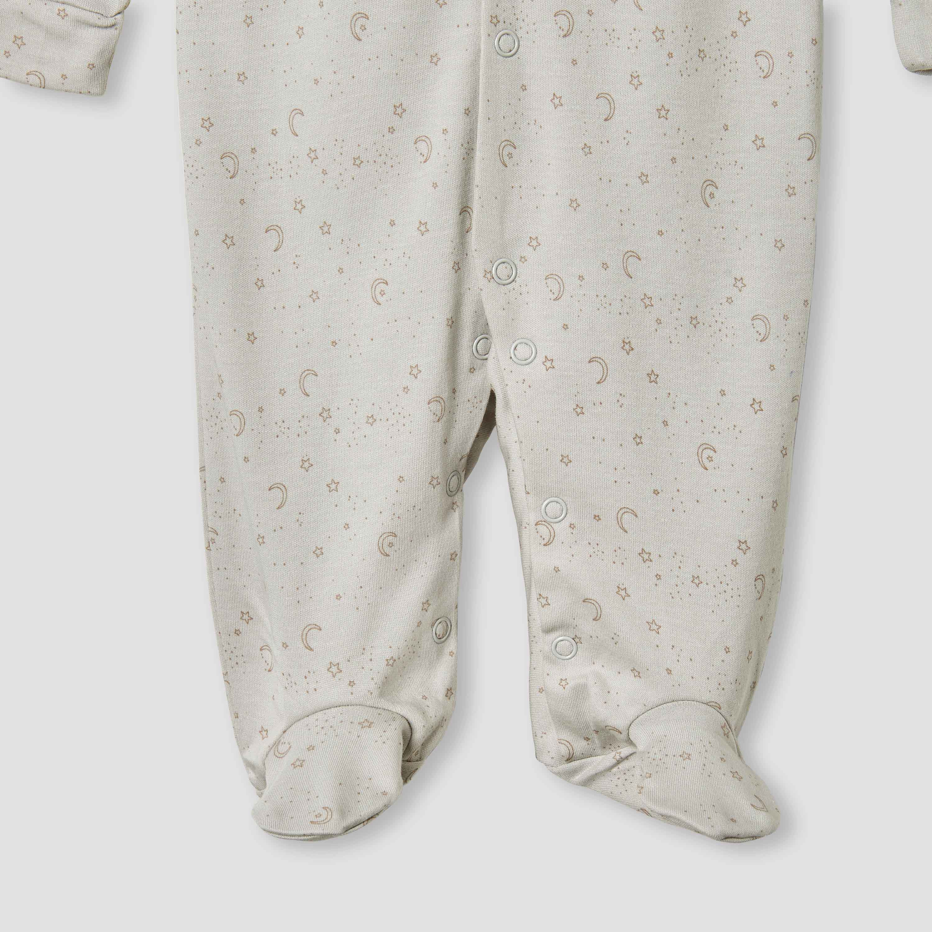 Juniors Stars Print Sleepsuit with Long Sleeves-baby-boys-clothing-nightwear-sleepsuits-image-4