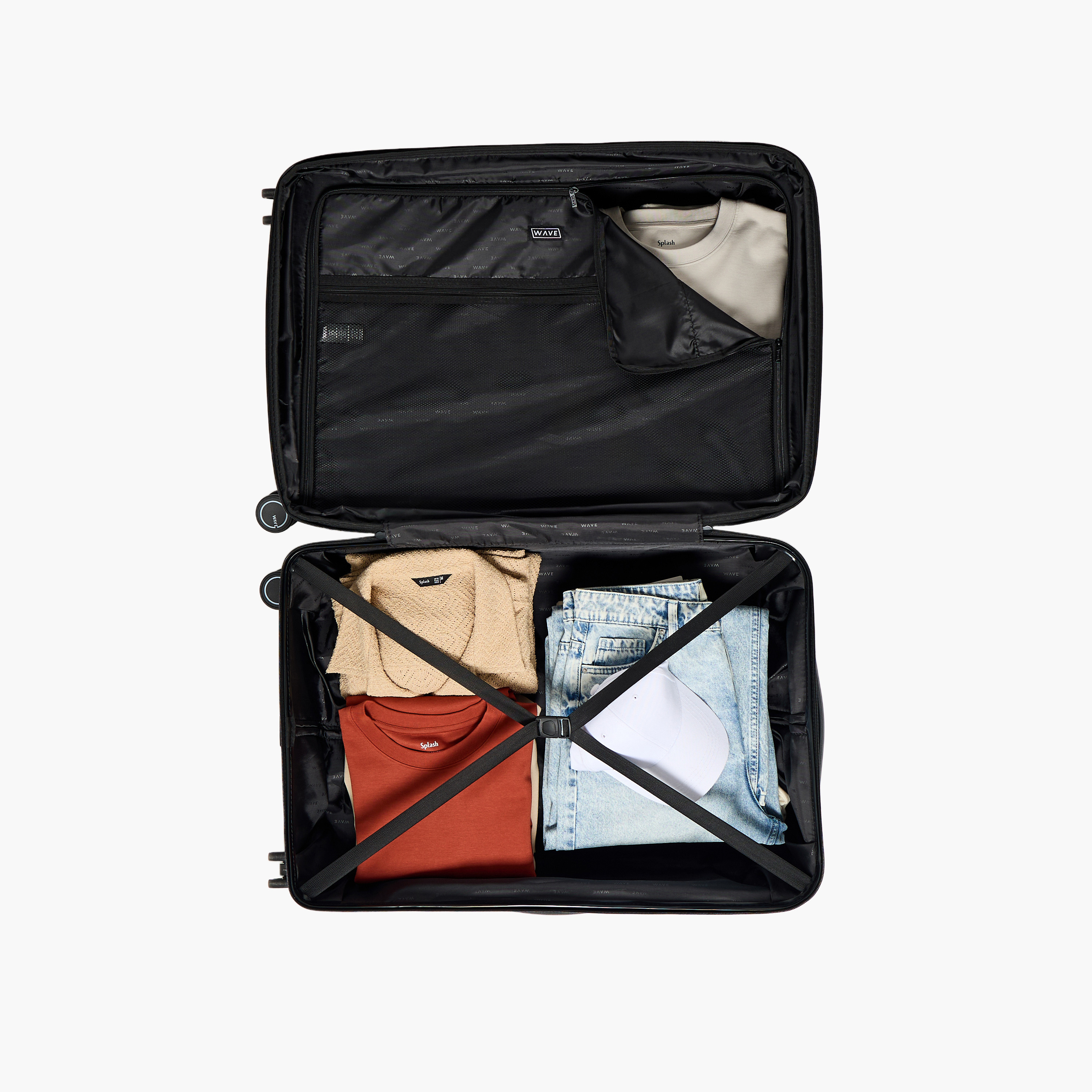 WAVE 2-Piece Textured Hardcase Trolley Bag with Retractable Handle-travel-luggagesandbags-luggage-image-9