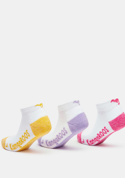 KangaRoos Assorted Ankle Length Sports Socks - Set of 3