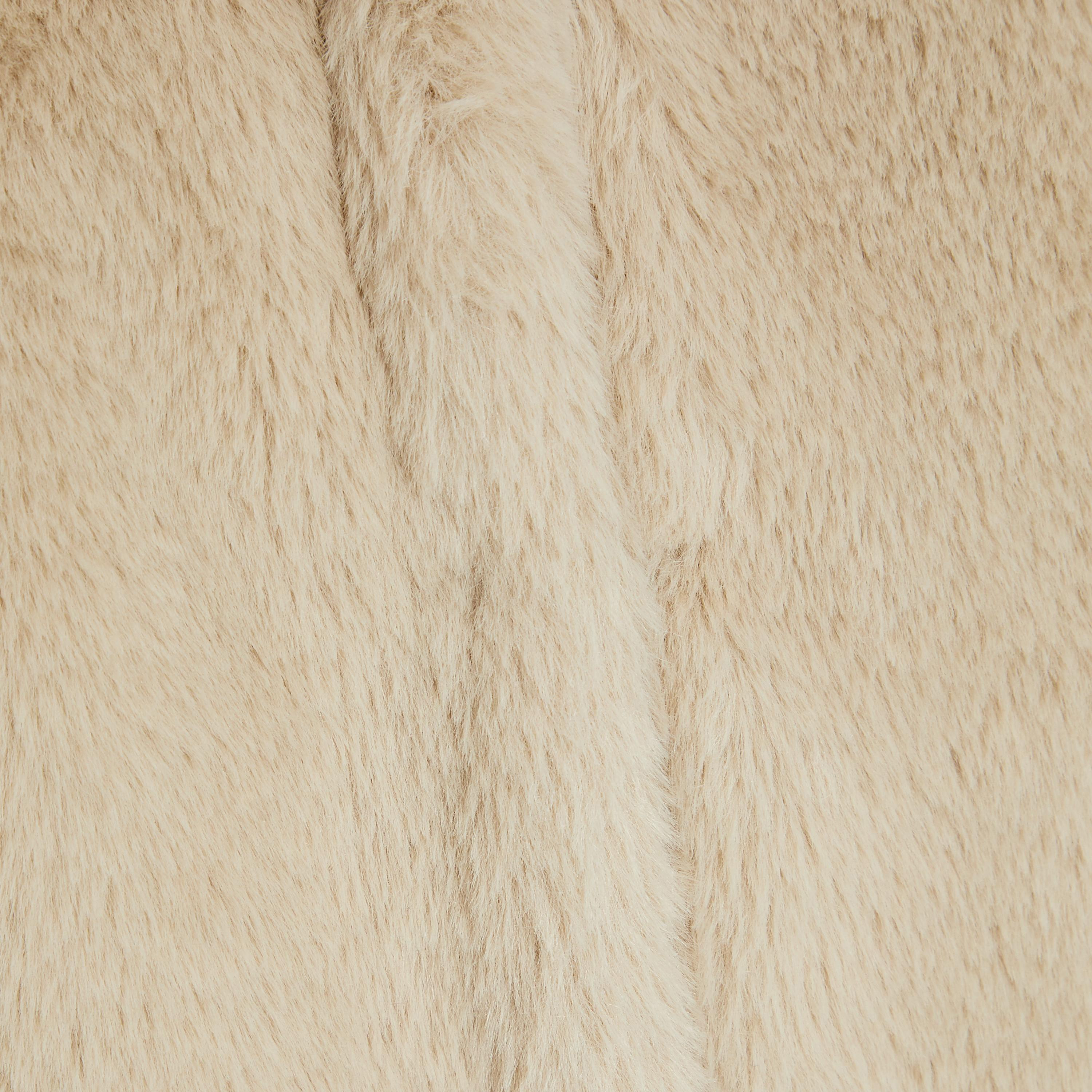 Quiz Fur Trim Detail Collared Jacket-women-clothing-coatsandjackets-jackets-image-3