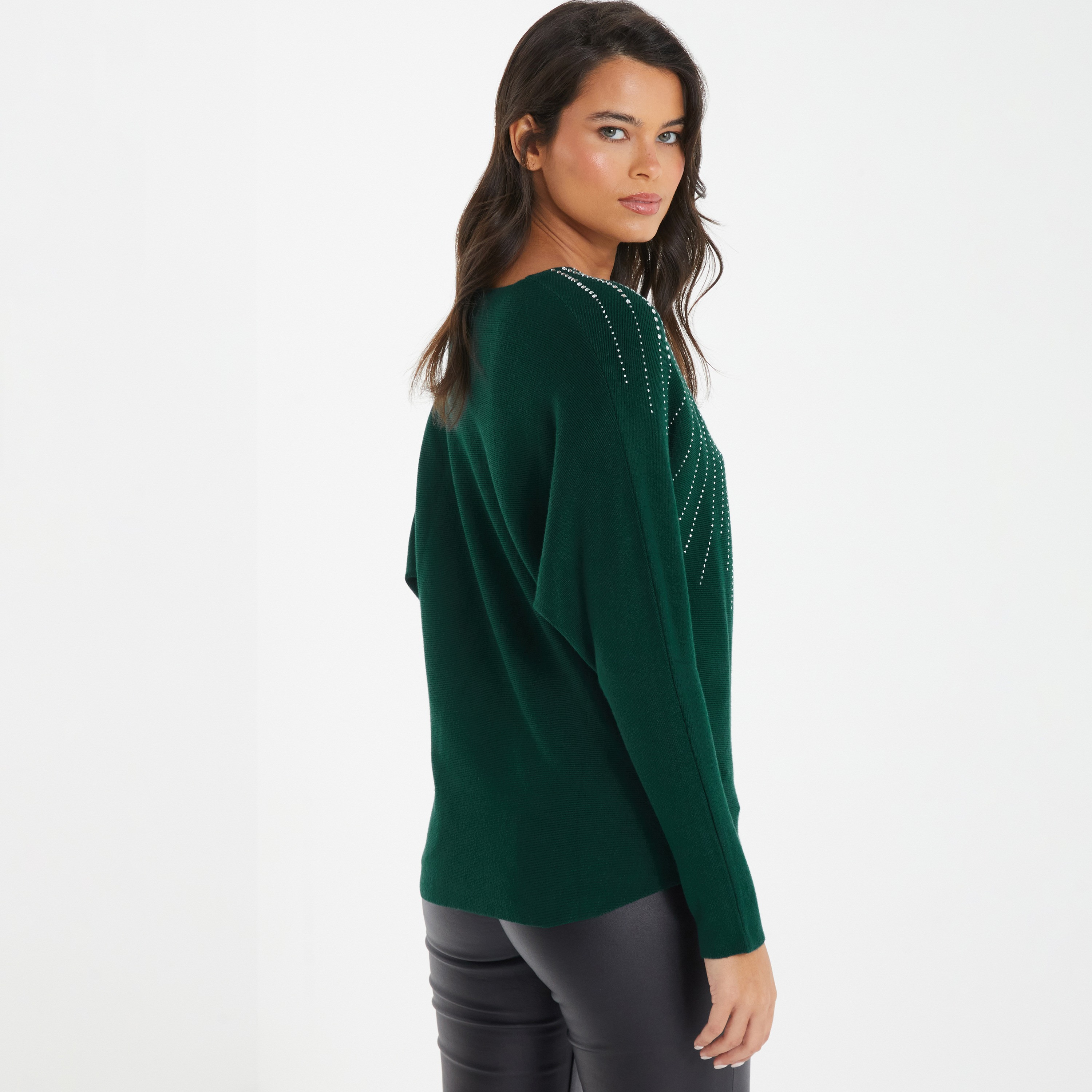 Quiz Embellished Round Neck Jumper-women-clothing-cardigansandjumpers-jumpers-image-4
