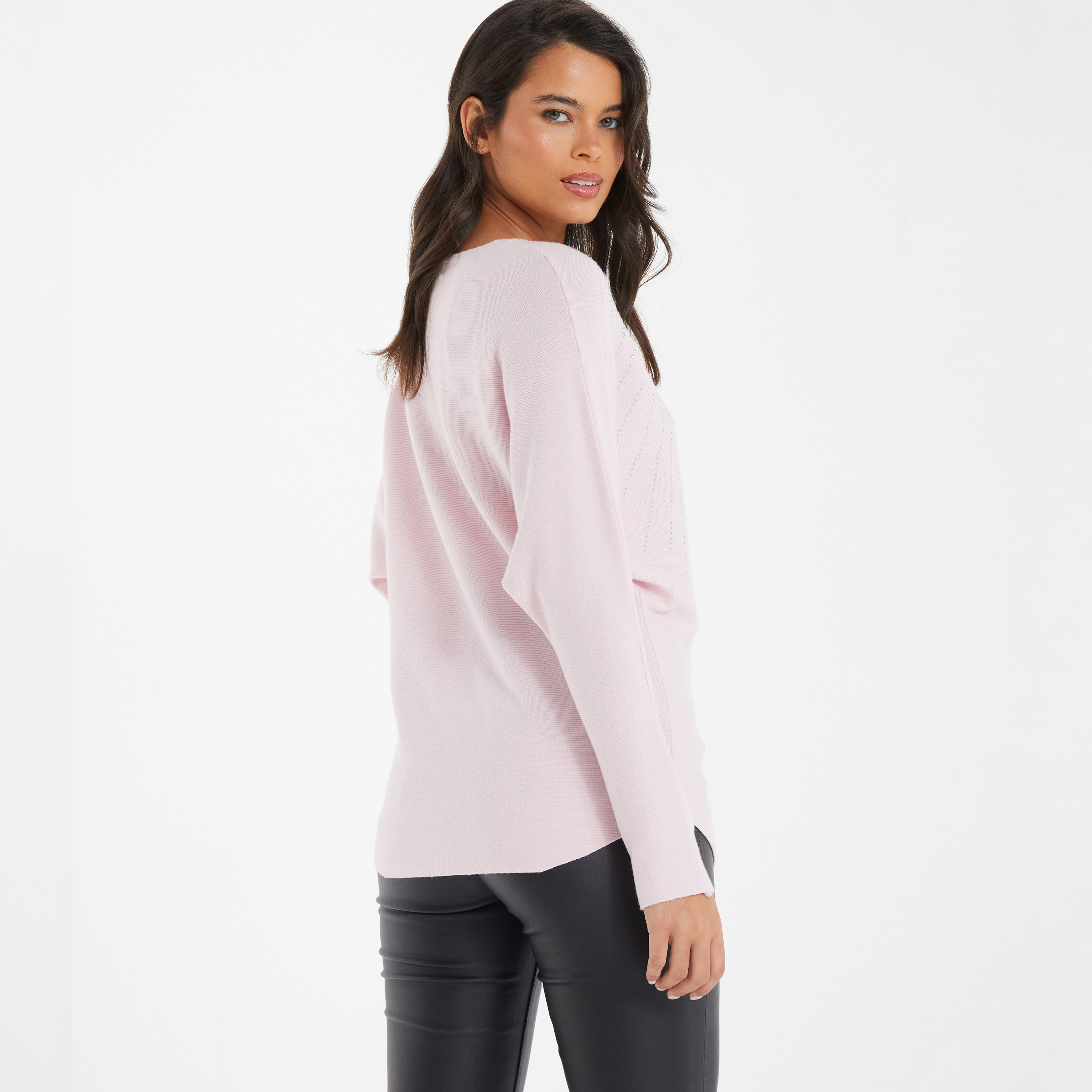 جامبر ذو منمقة برقبة مستديرة من كويز-women-clothing-cardigansandjumpers-jumpers-image-4