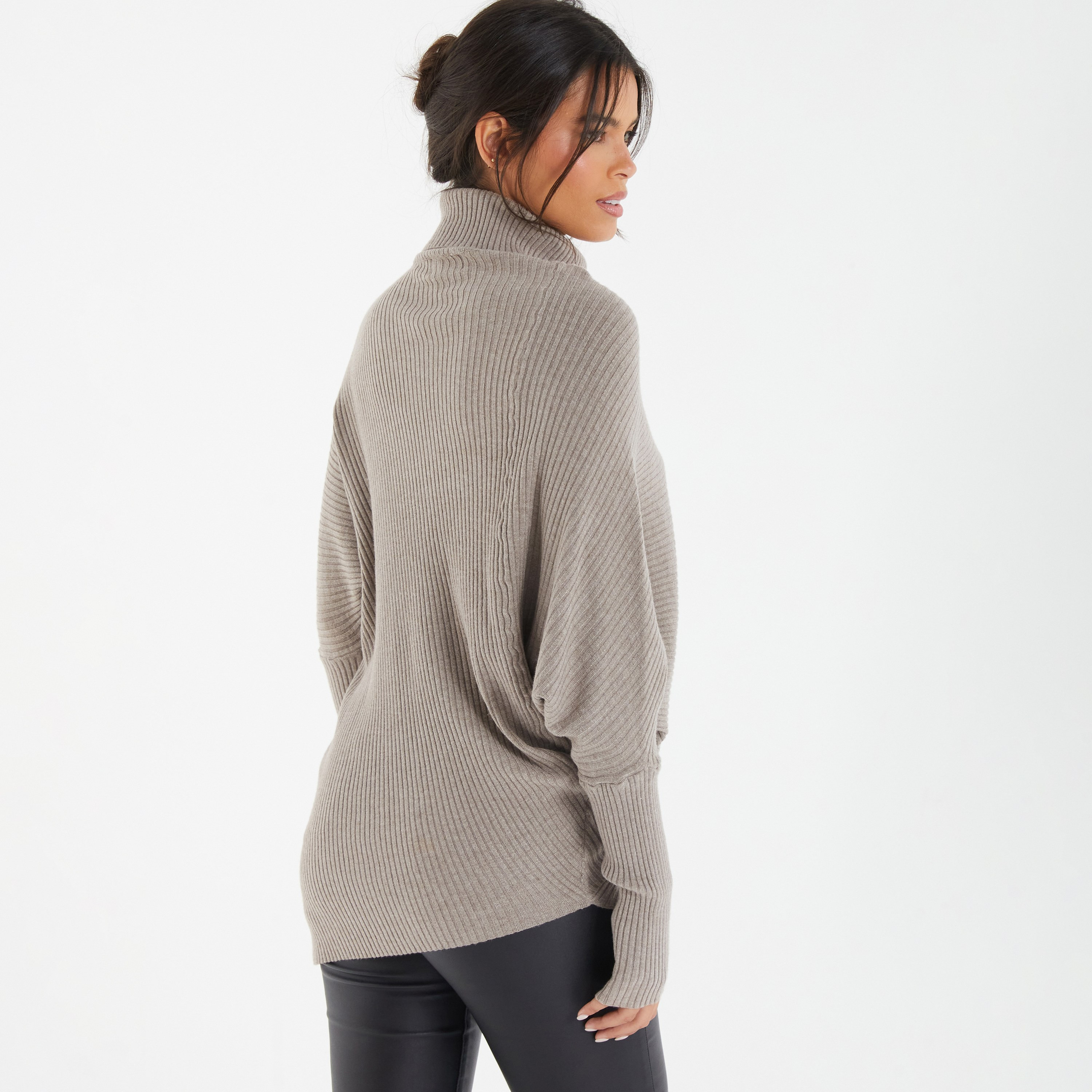 Quiz Ribbed Turtle Neck Jumper-women-clothing-cardigansandjumpers-jumpers-image-4