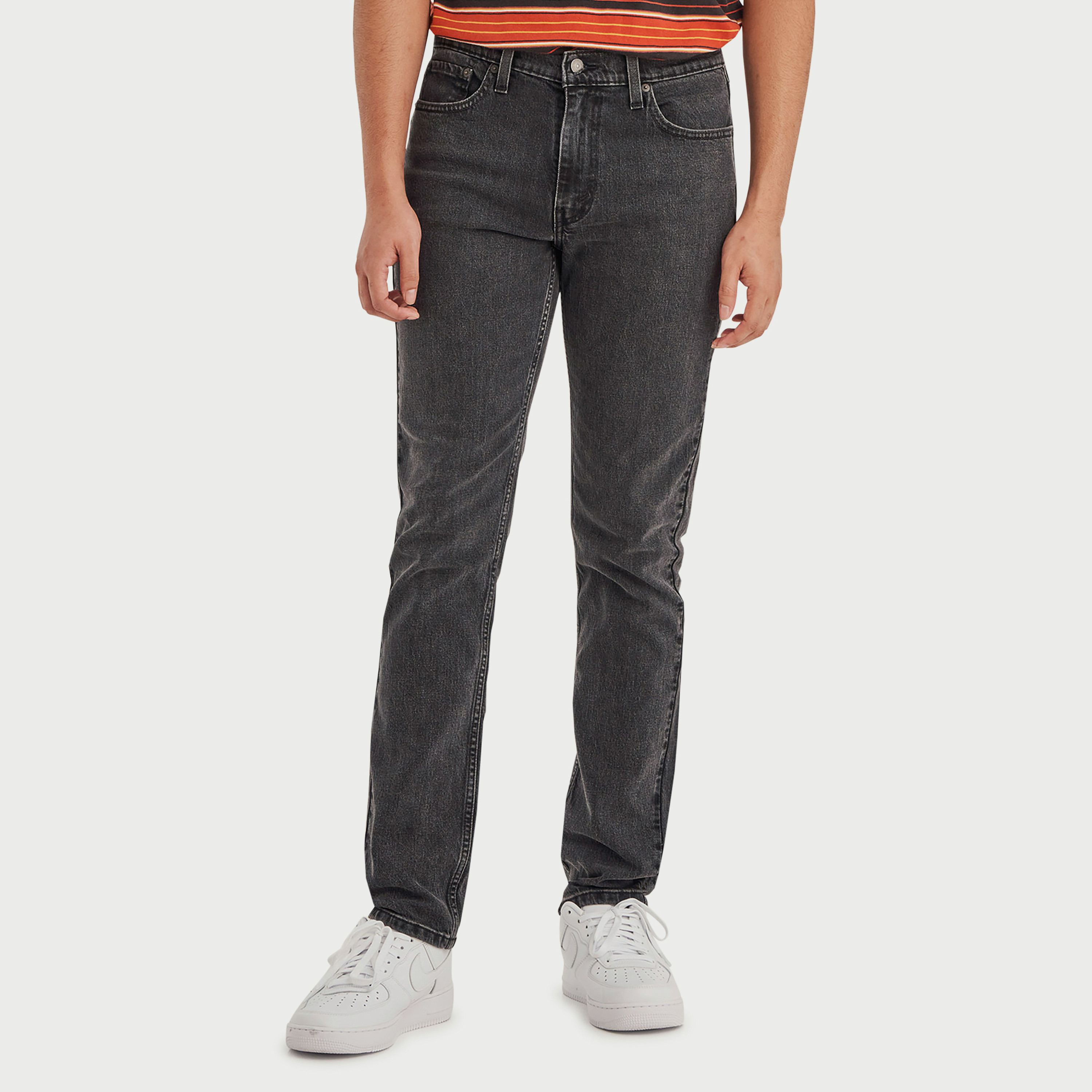 Levis 511 Grey Slim Fit Mid-Rise Button Closure Jeans-men-clothing-bottoms-jeans-image-1