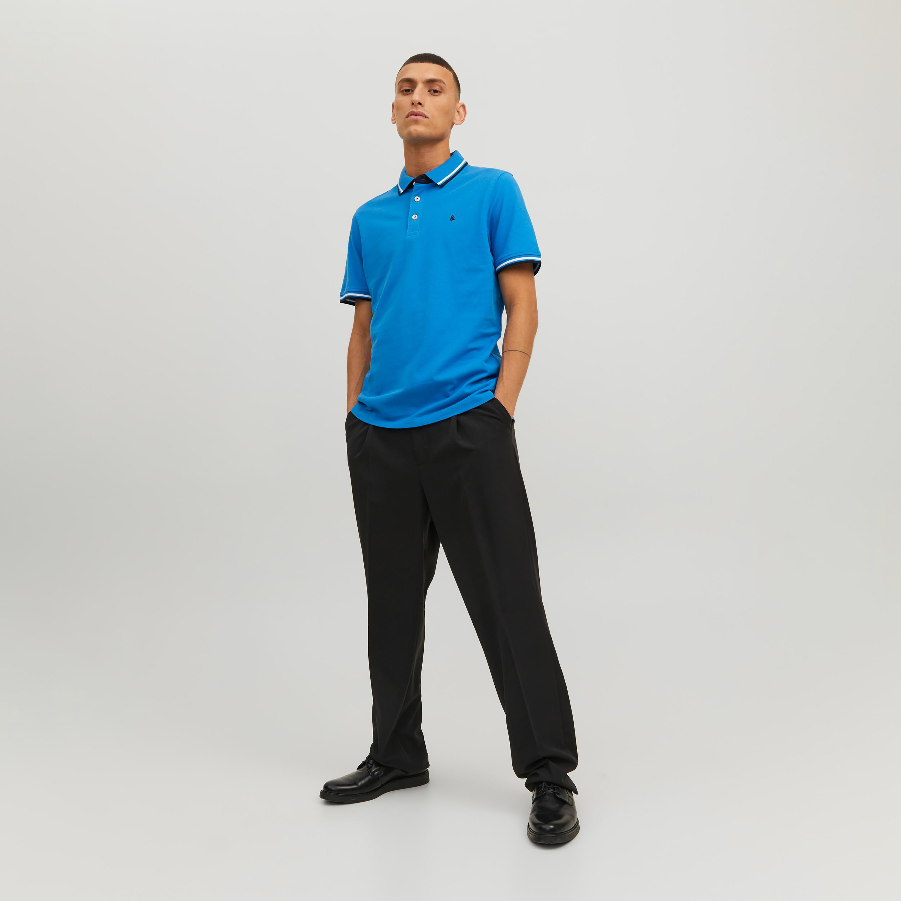 Jack & Jones Plain Short Sleeves Polo T-Shirt-men-clothing-tshirtsandpolos-polos-image-2