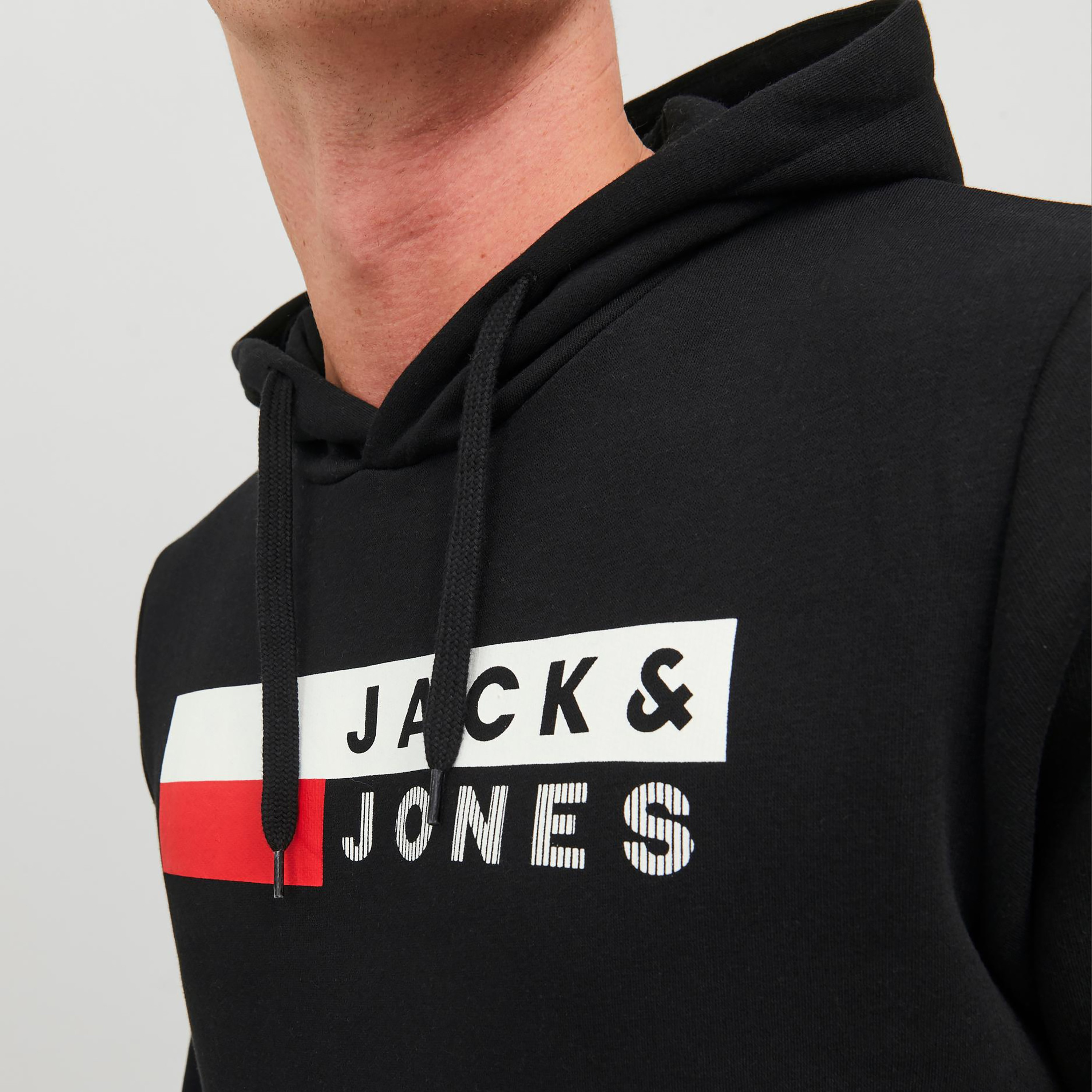 هودي من جاك آند جونز مع شعار بأكمام طويلة مع جيب كانغارو-men-winterwear-hoodiesandsweatshirts-image-3