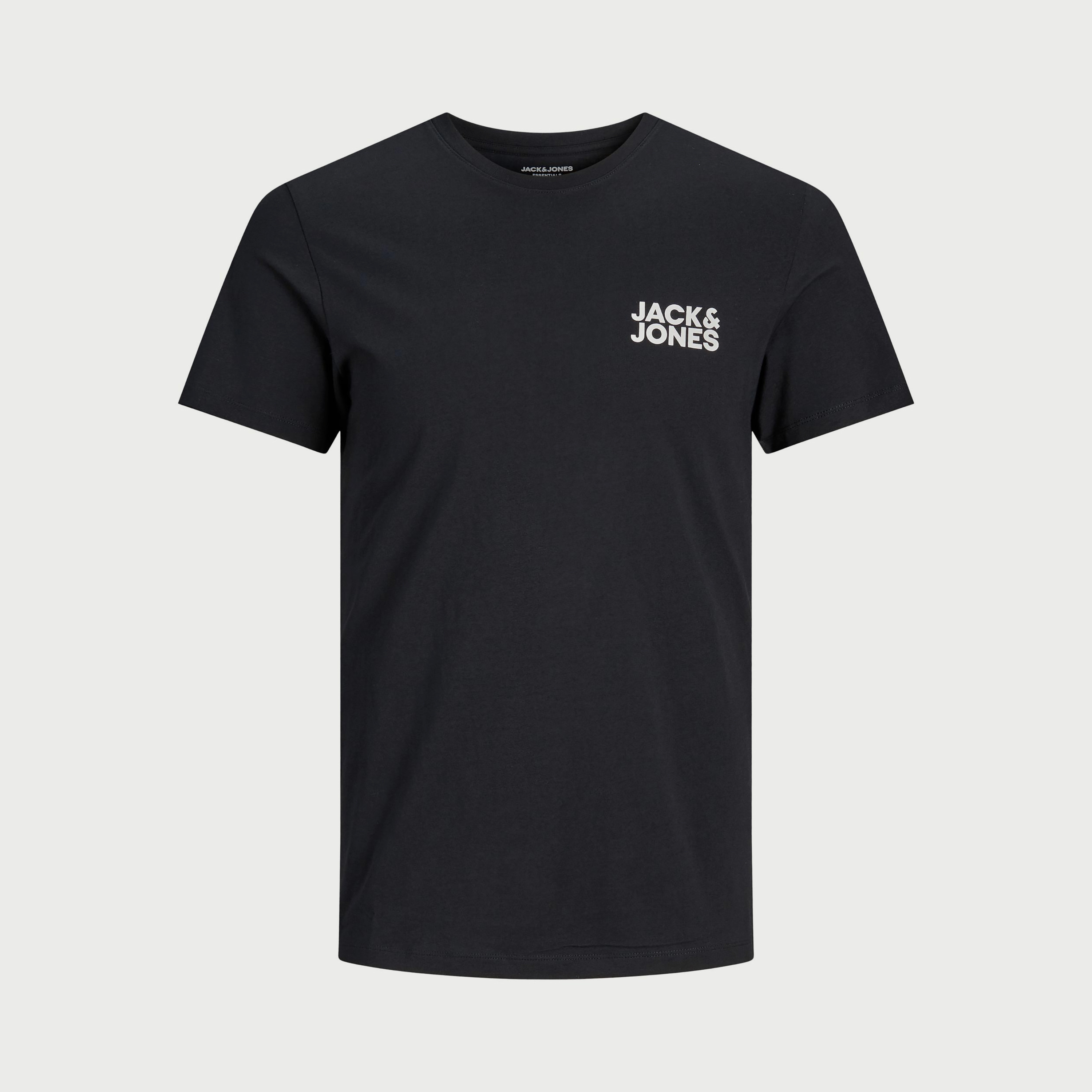 Jack & Jones Plus Size Logo Crew Neck Short Sleeves T-Shirt-men-clothing-tshirtsandpolos-tshirts-image-1