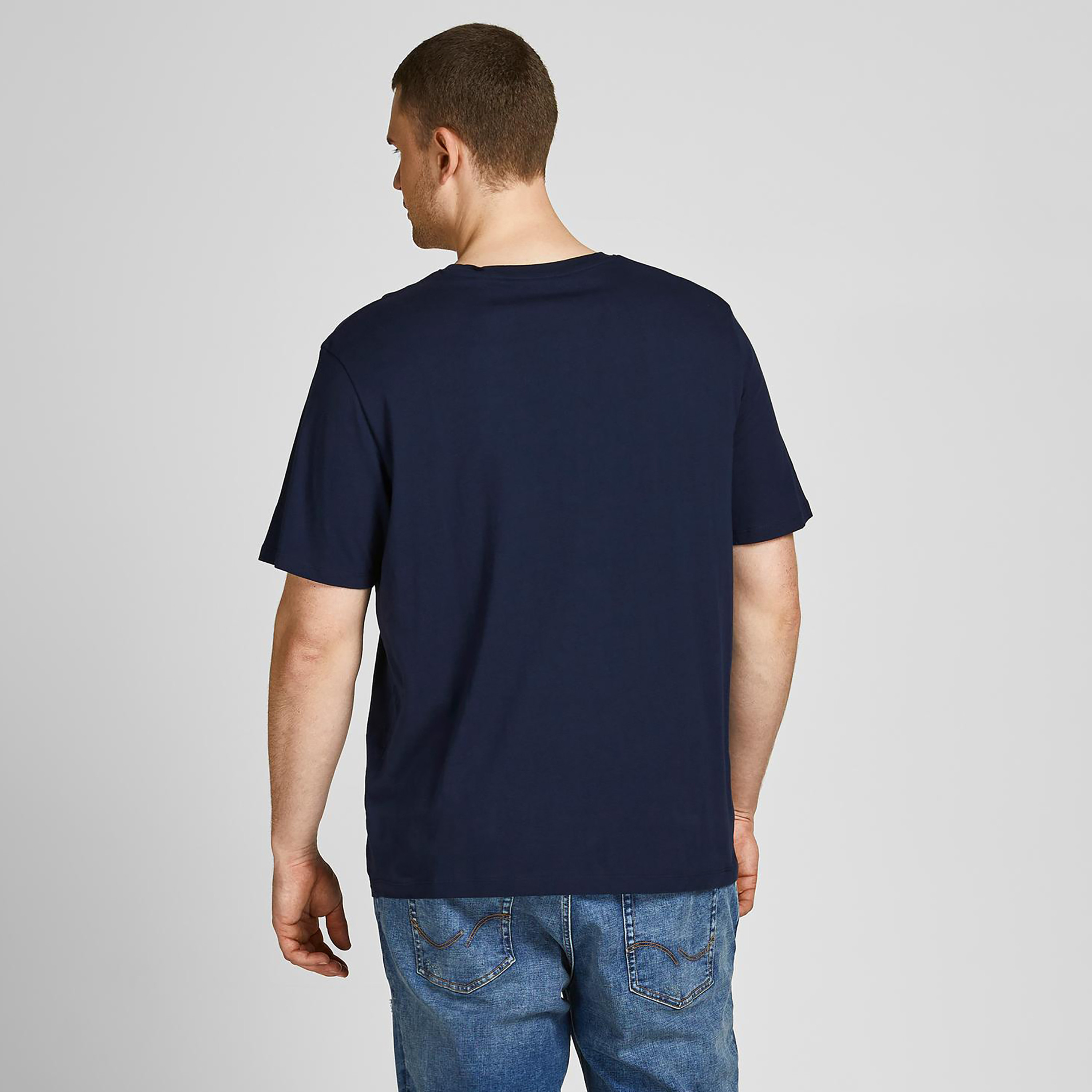 Jack & Jones Plus Size Logo Crew Neck Short Sleeves T-Shirt-men-clothing-tshirtsandpolos-tshirts-image-5