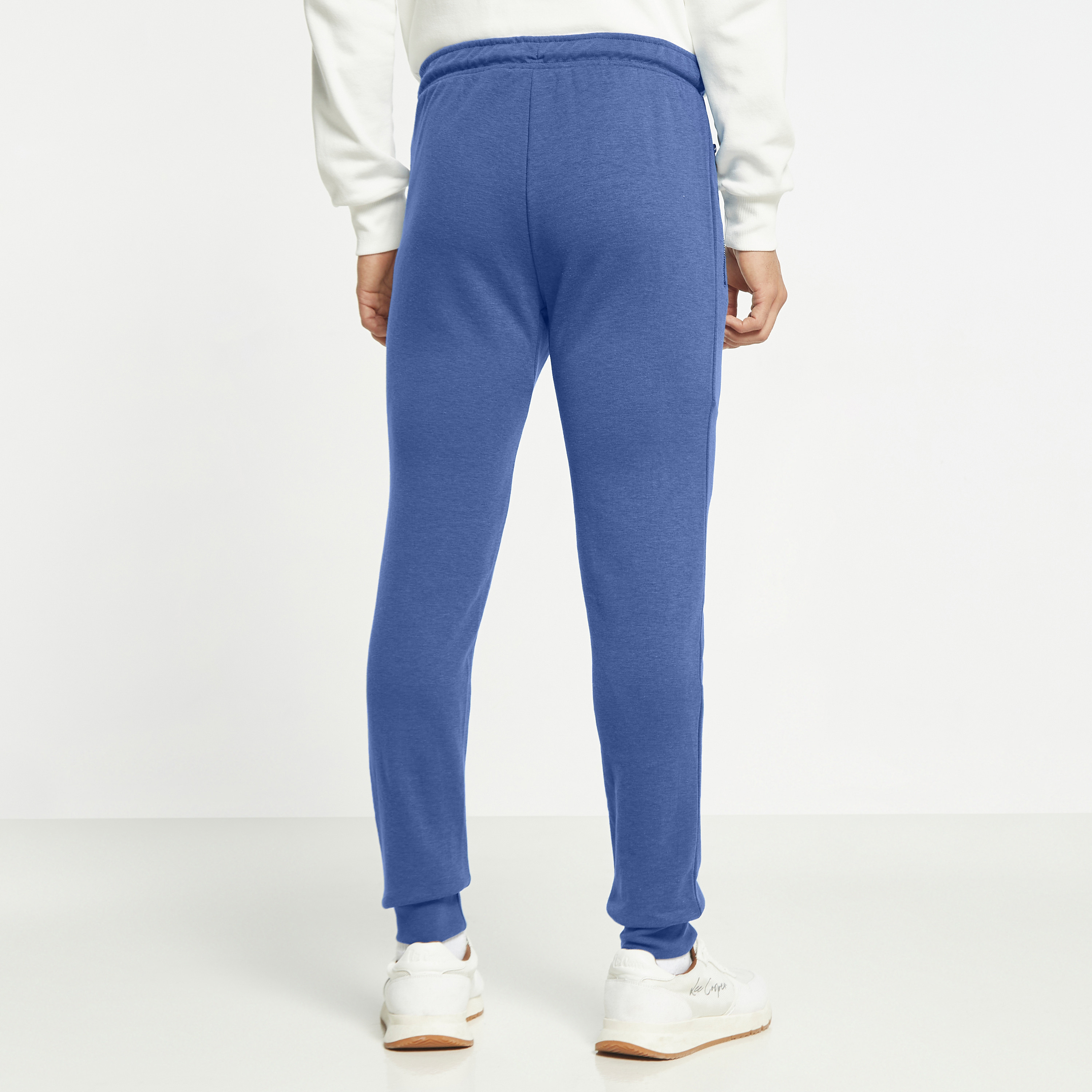 Jack & Jones Plain Mid-Rise Drawstring Joggers-men-clothing-bottoms-joggers-image-3